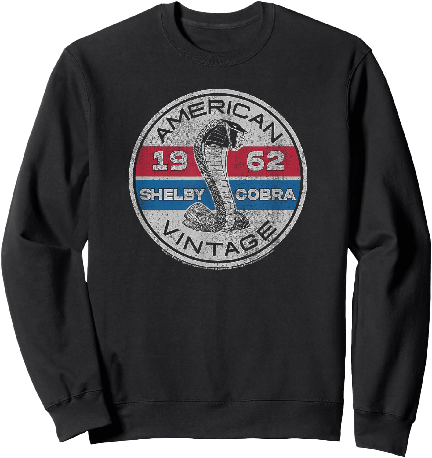 Carroll Shelby Vintage Circle Sweatshirt - Sweatshirt | Black