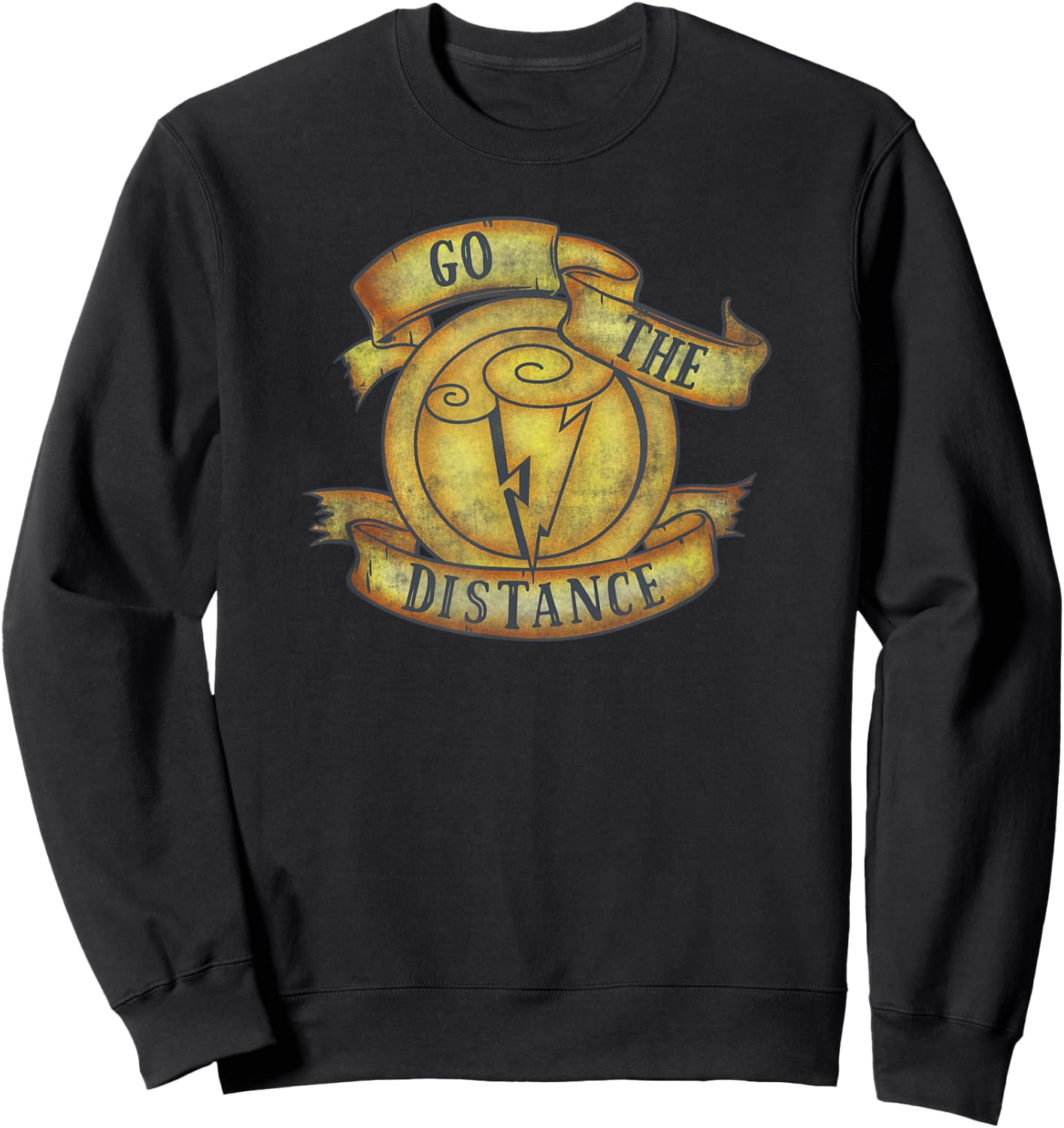 Disney Hercules Go The Distance Gold Medal Sweatshirt - Sweatshirt | Black