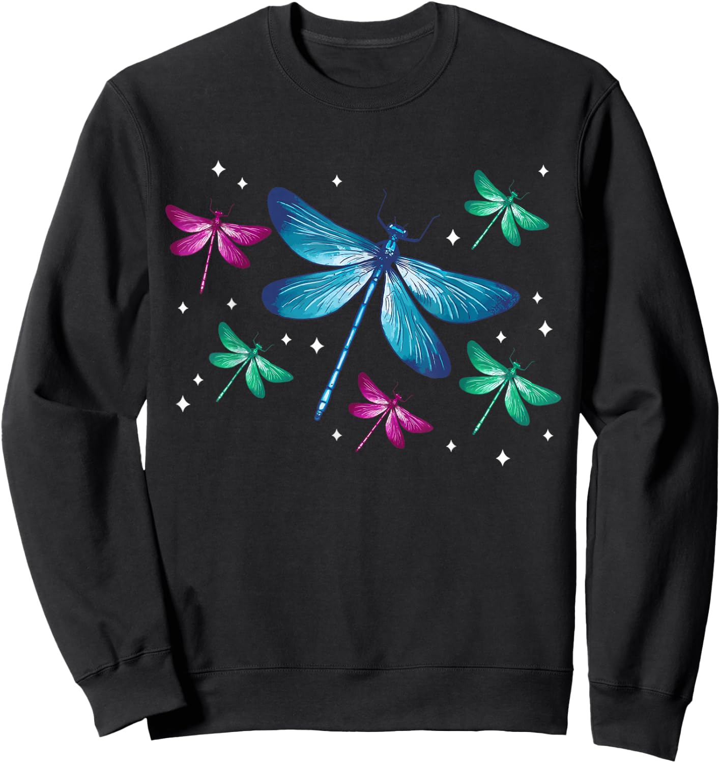 Dragonfly Dragonflies Insects Dragonfly Sweatshirt - Sweatshirt | Black