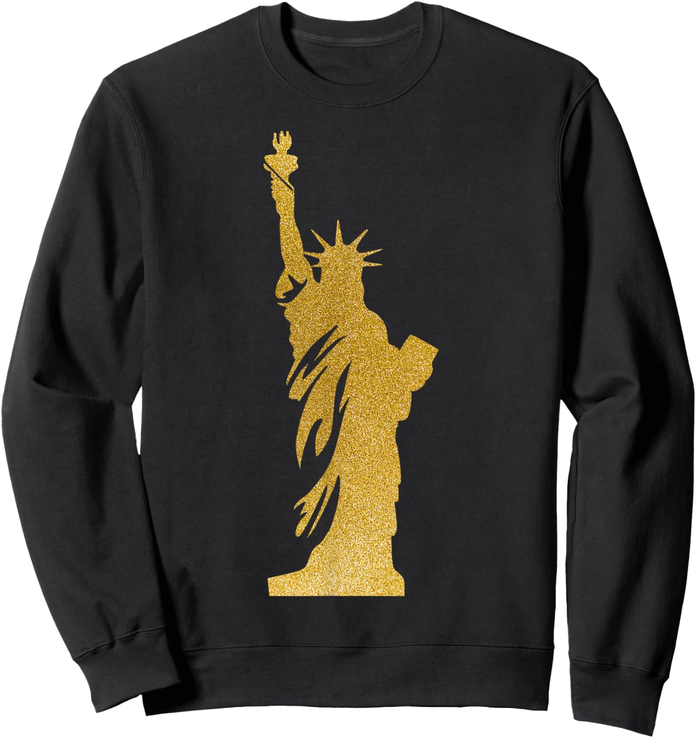 Freiheitsstatue T Shirts New York Merch Die Freiheitsstatue Souvenir New York für Männer, Frauen und Kinder, Schwarz, S Sweatshirt - Sweatshirt | Black