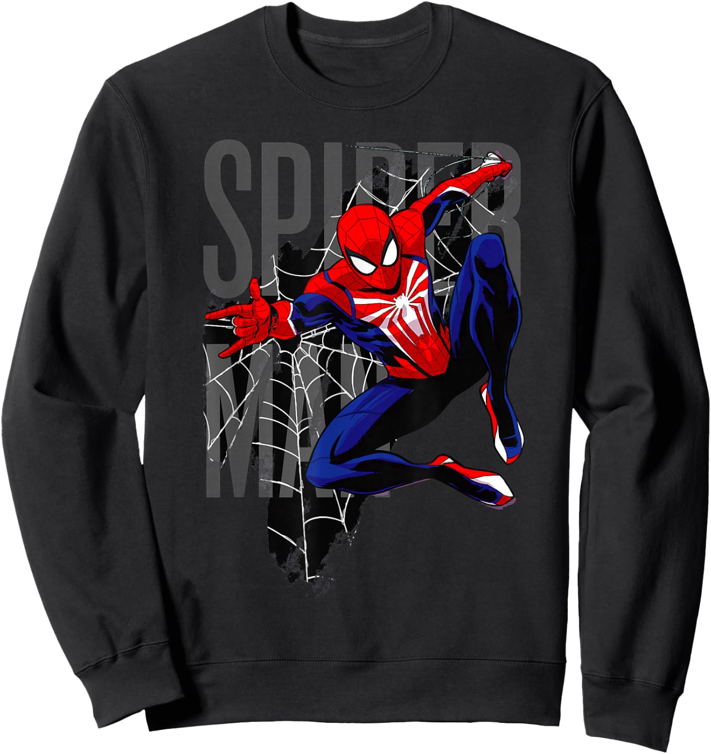 Marvel Spider-Man 2 Gamerverse Web Swing , blue Sweatshirt - Sweatshirt | Black