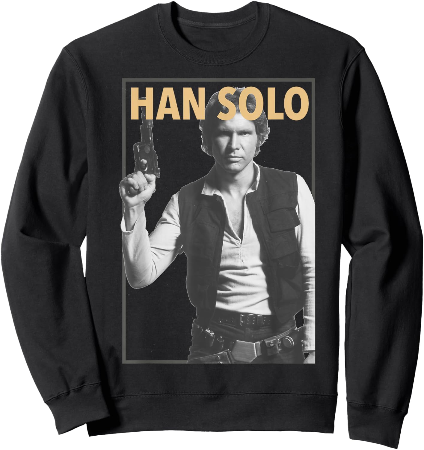 Star Wars Han Solo Faded Poster Sweatshirt - Sweatshirt | Black