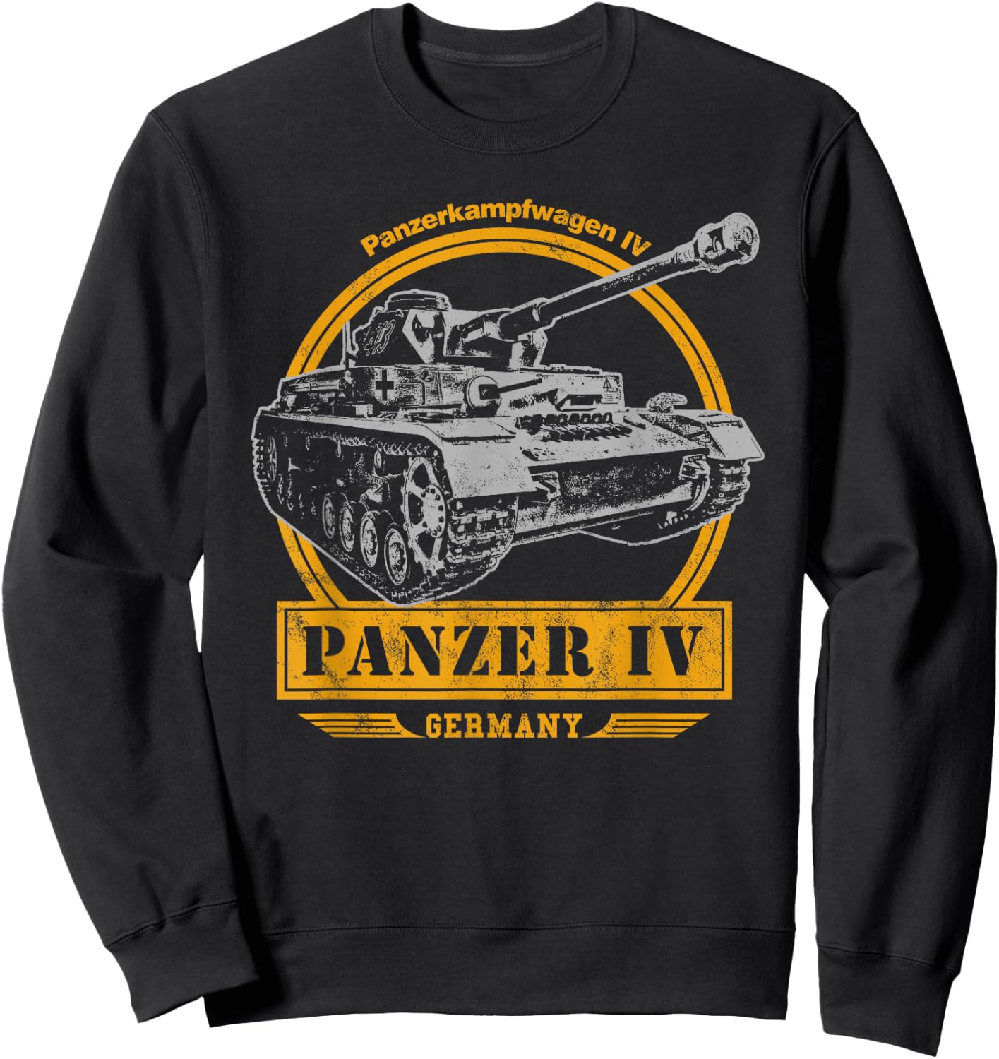 Panzer IV WW2 Tank Sweatshirt - Sweatshirt | Black
