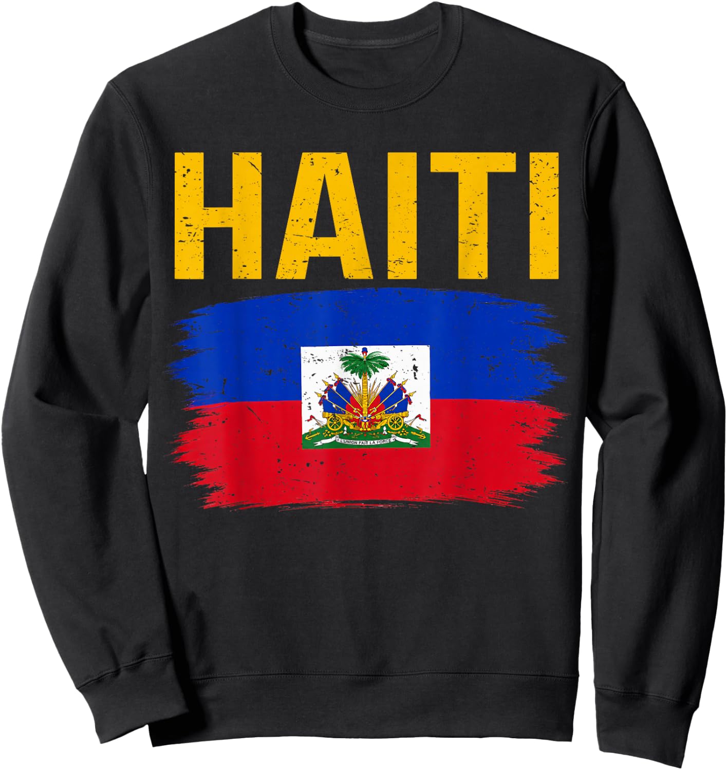Haiti Independence Haitian Flag Day Haiti Flag Women Men Sweatshirt - Sweatshirt | Black