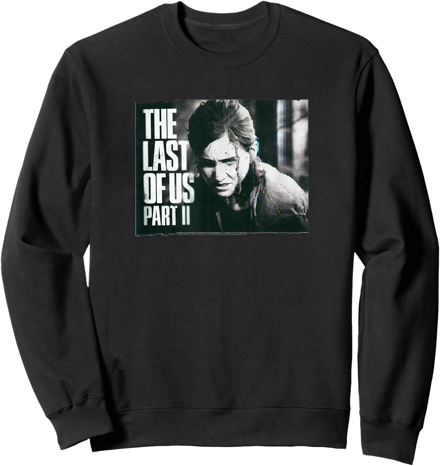 The Last of Us Ellie Close Up Sweatshirt - Sweatshirt | Black