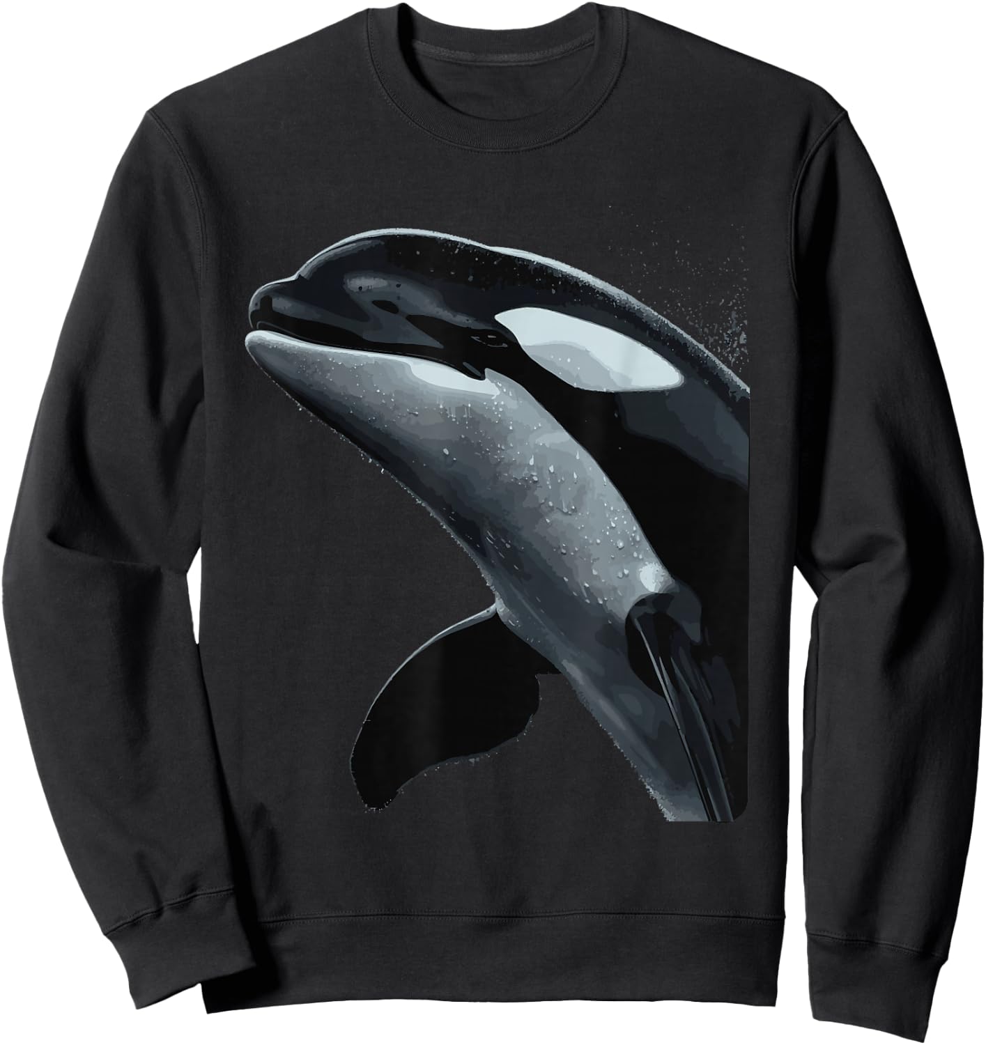 Orca Whale Sweatshirt - Sweatshirt | Black