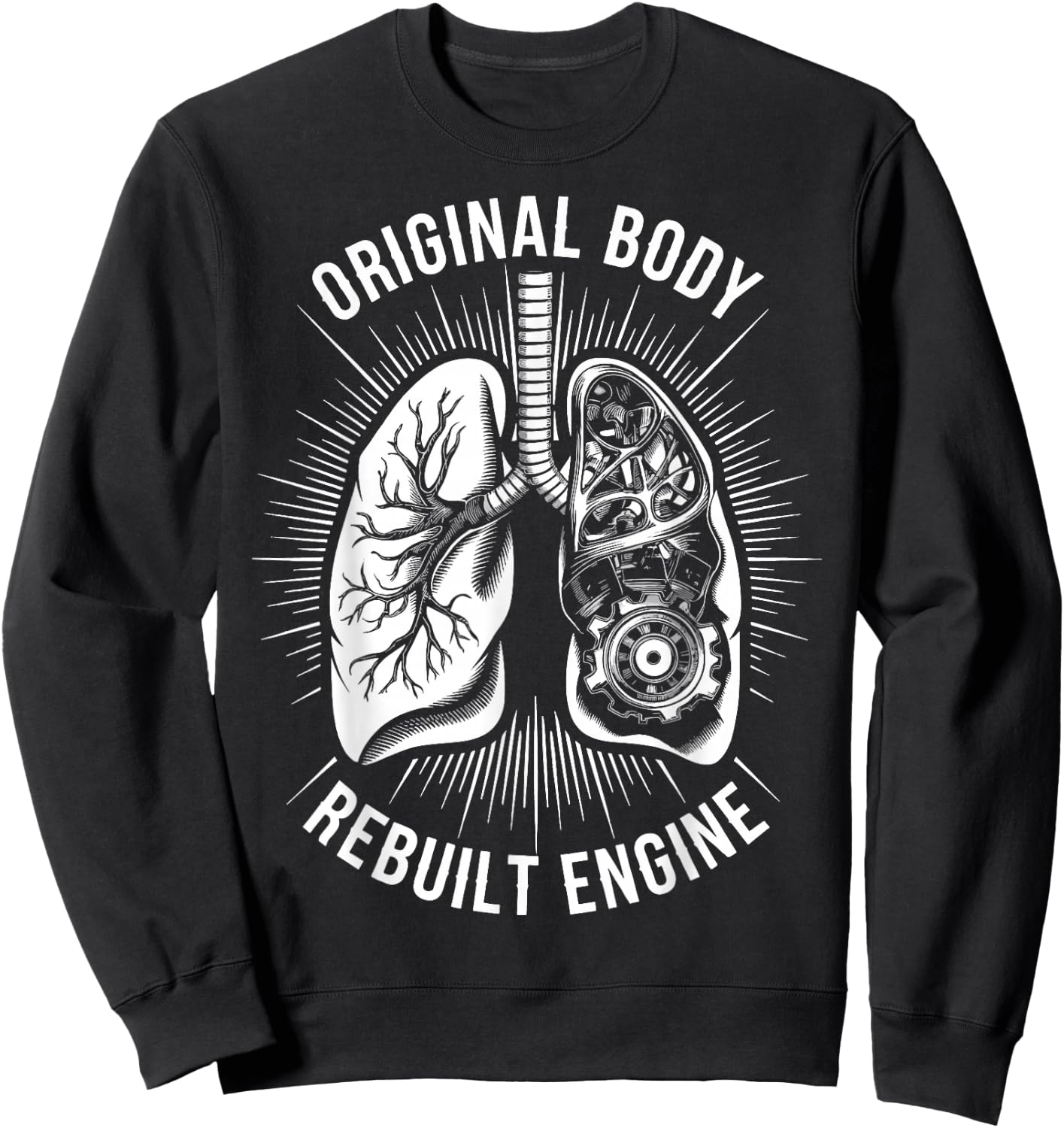 Original Body Rebuilt Engine Sweatshirt - Sweatshirt | Black