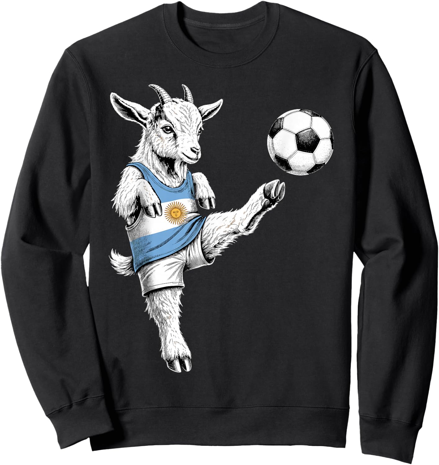 Argentinian Flag Men Women Kids Argentina Sweatshirt - Sweatshirt | Black