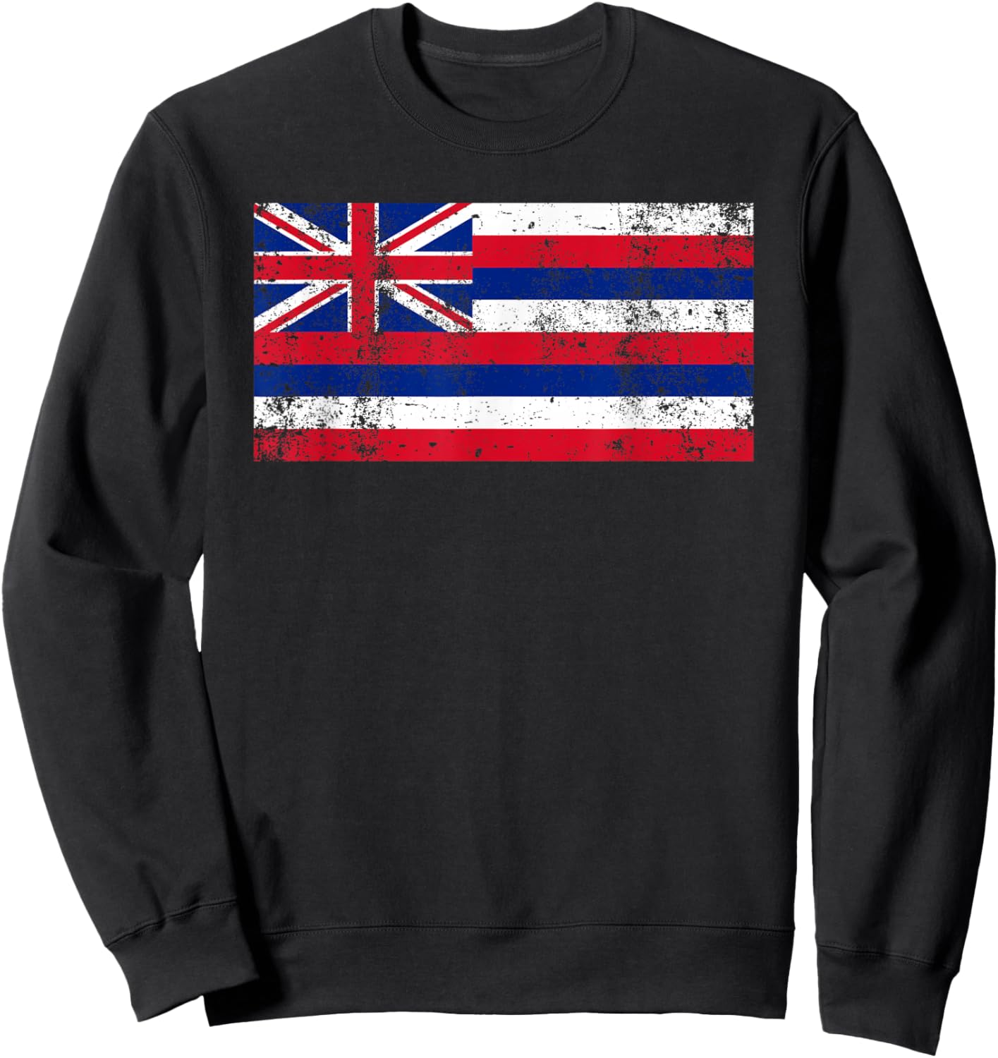 State of Hawaii Flag Hawaiian Flag Island Shirt Hawaii Love Sweatshirt - Sweatshirt | Black