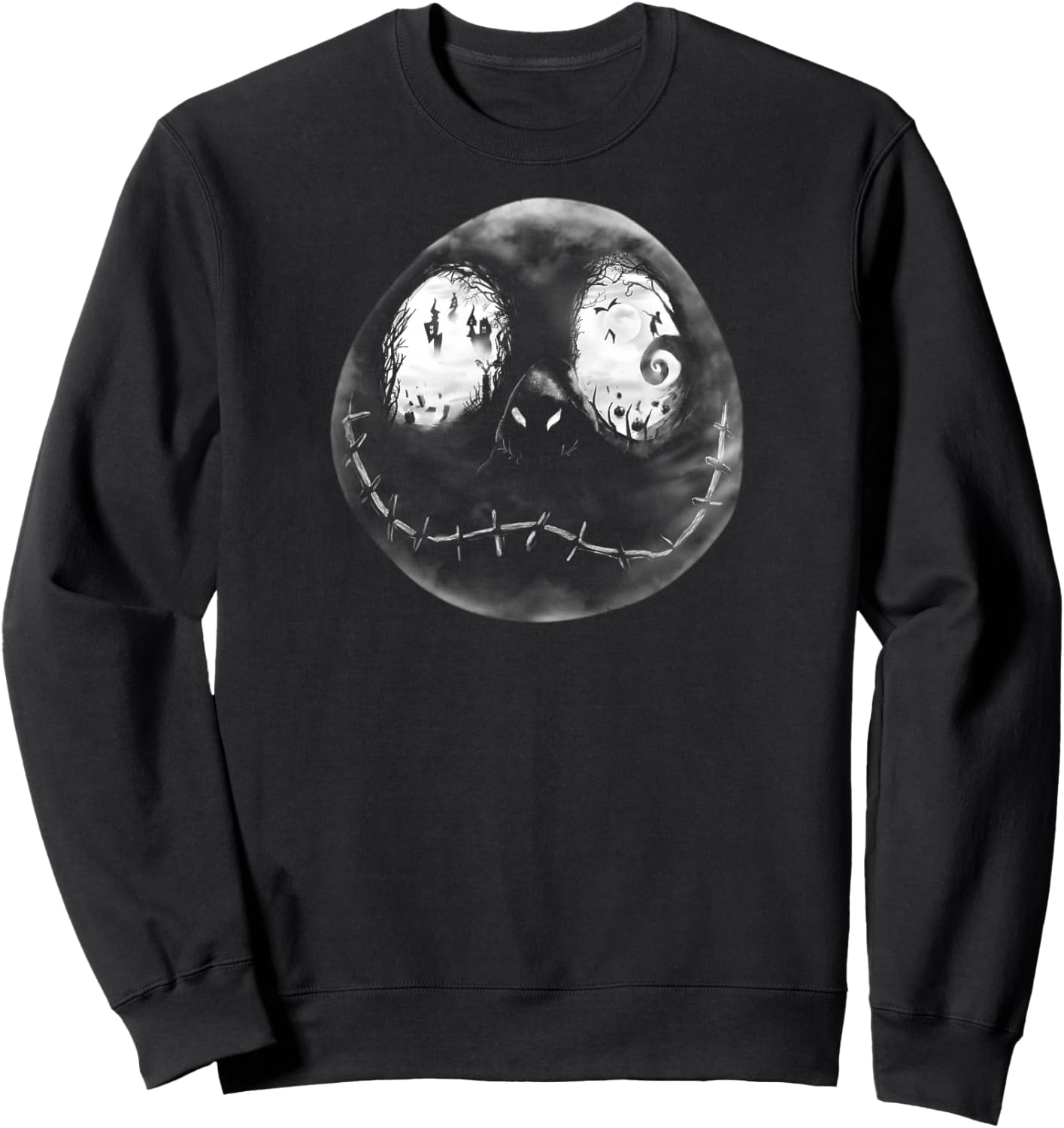 Disney - Nightmare Before Christmas Oogie Jack Sweatshirt - Sweatshirt | Black