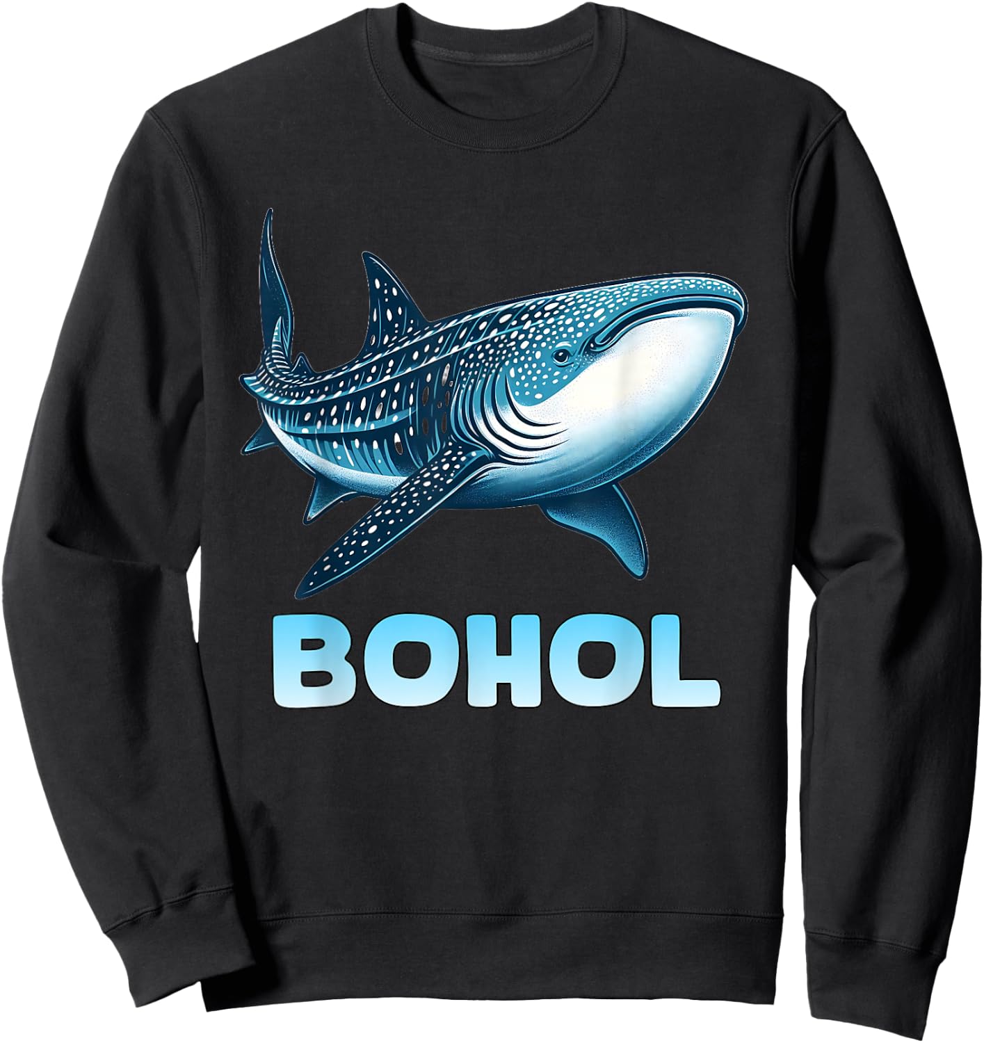 Whale Shark from the Philippines Sweatshirt - Sweatshirt | Black