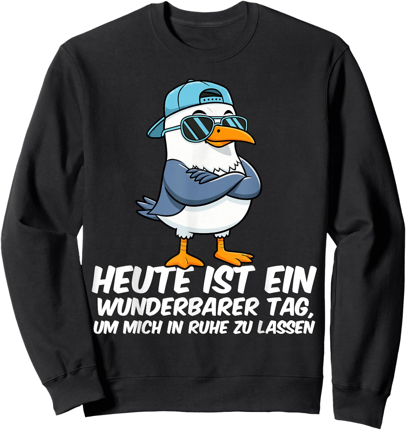 Funny Witzige Lustige Männer Damen Herren Sprüche Sweatshirt - Sweatshirt | Black