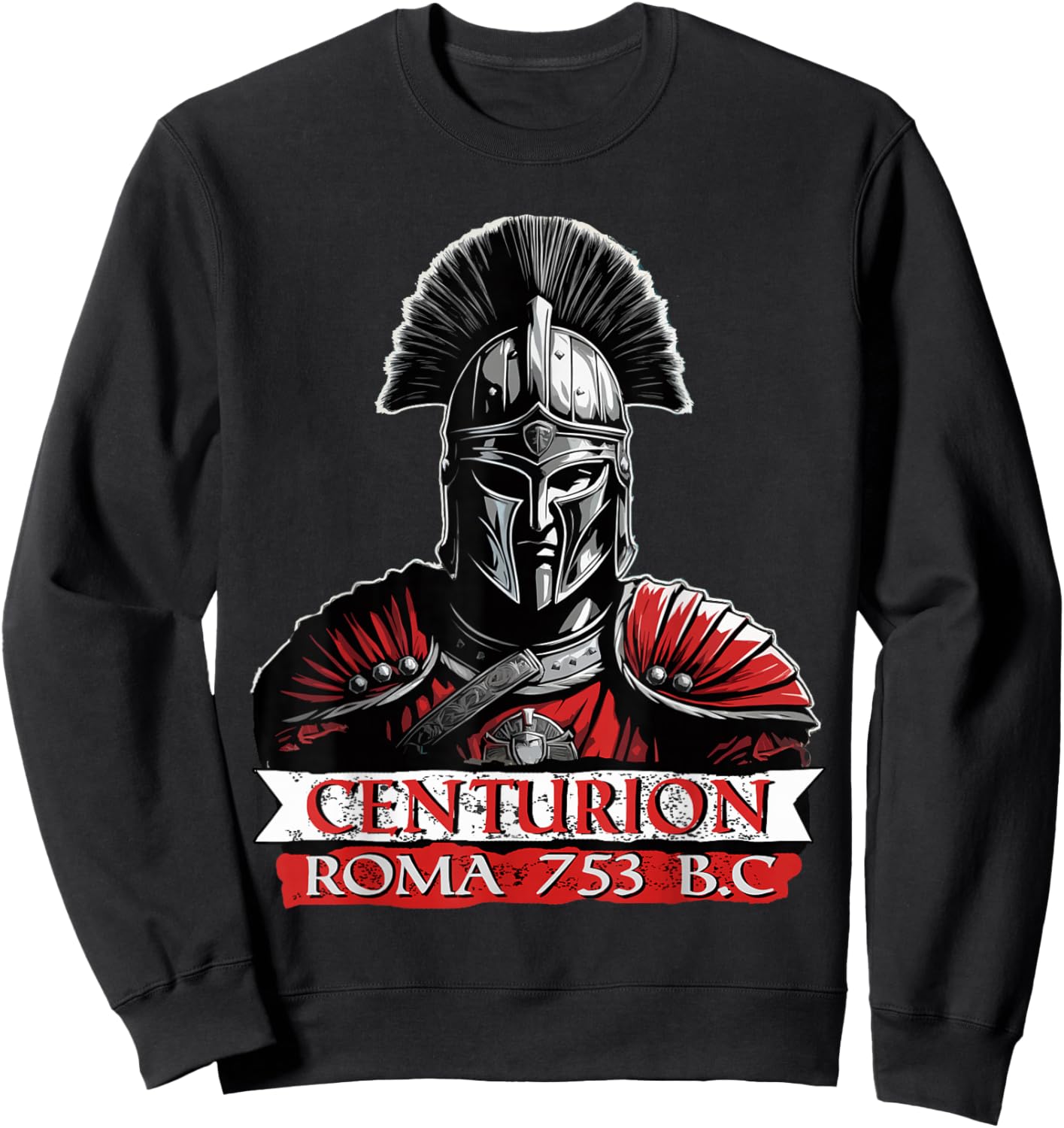 Roman Centurion - Soldier SPQR Army Roman Empire , Black, S Sweatshirt - Sweatshirt | Black