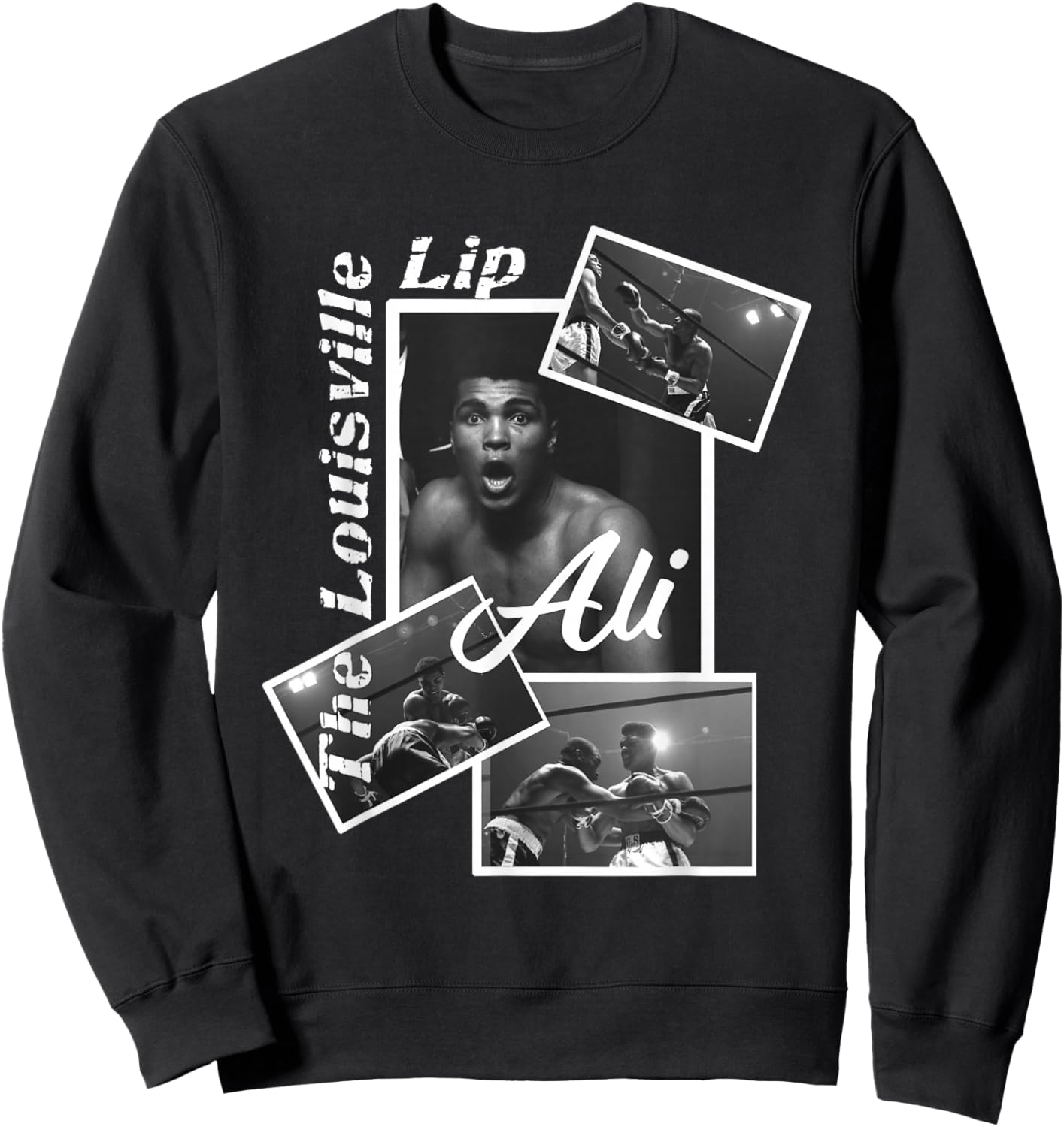 Muhammad Ali_002 , Black, S Sweatshirt - Sweatshirt | Black