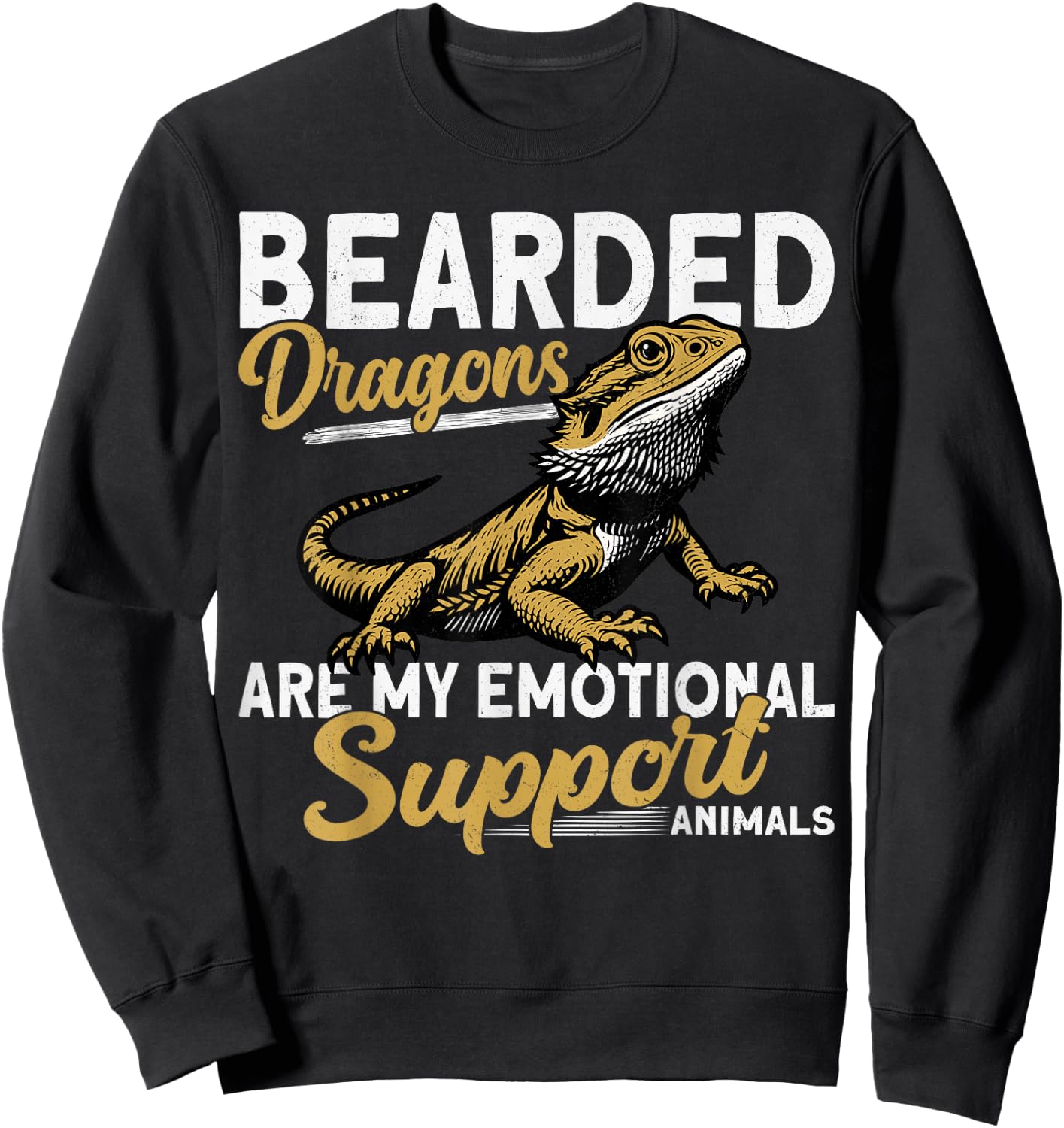 Things For Bearded Dragon Food Multivitamin Bearded Dragon Sweatshirt - Sweatshirt | Black
