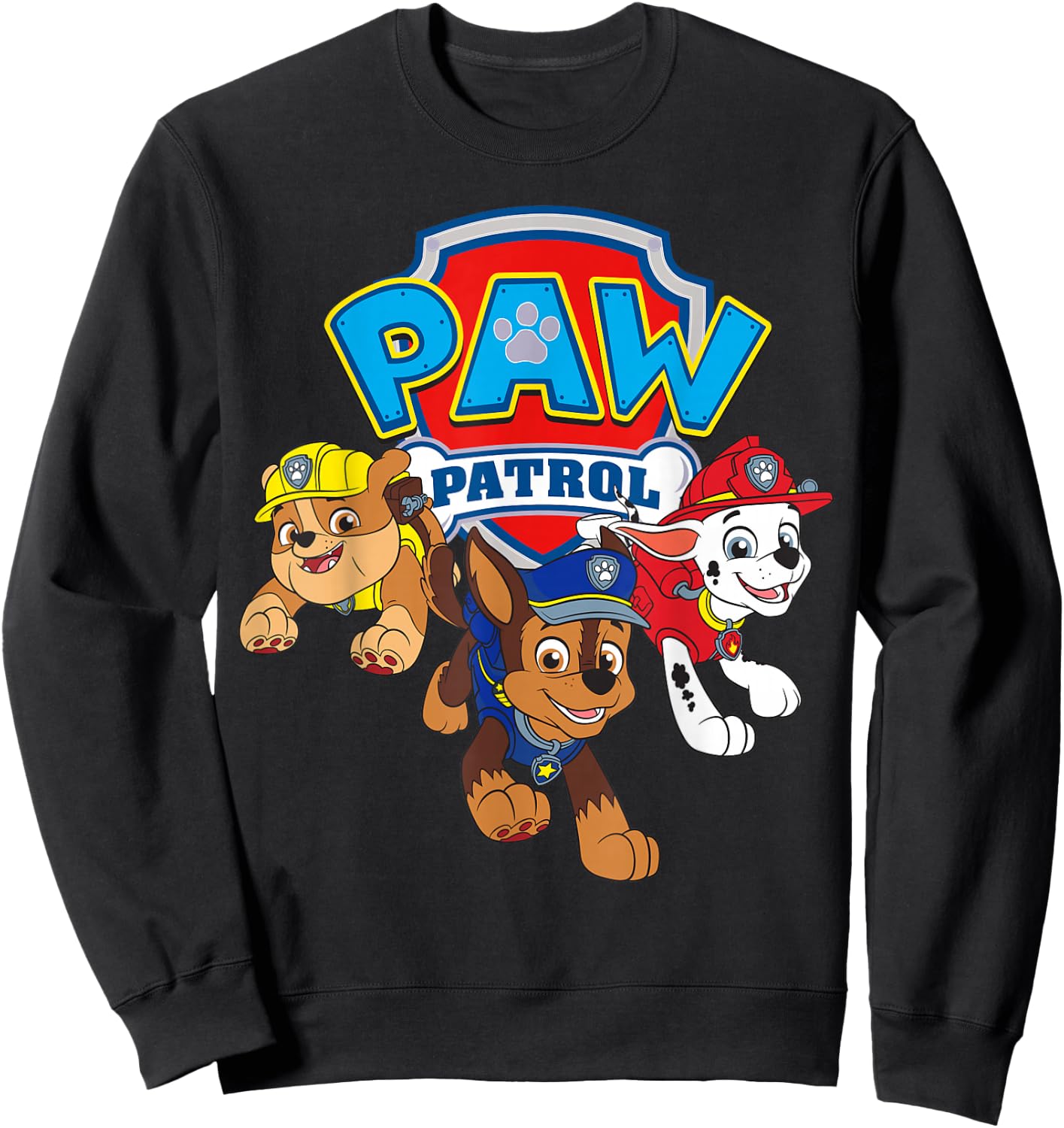 Paw Patrol Pup Trio Sweatshirt - Sweatshirt | Black