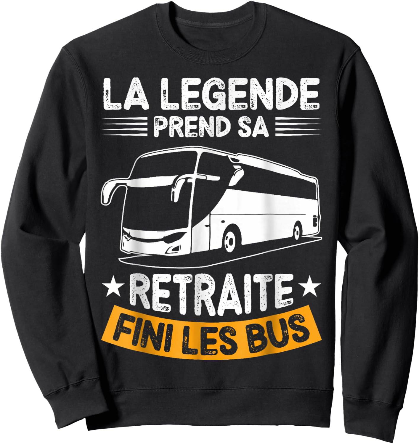 Retired 2024 Legend Retires Gone Buses , Black, S Sweatshirt - Sweatshirt | Black