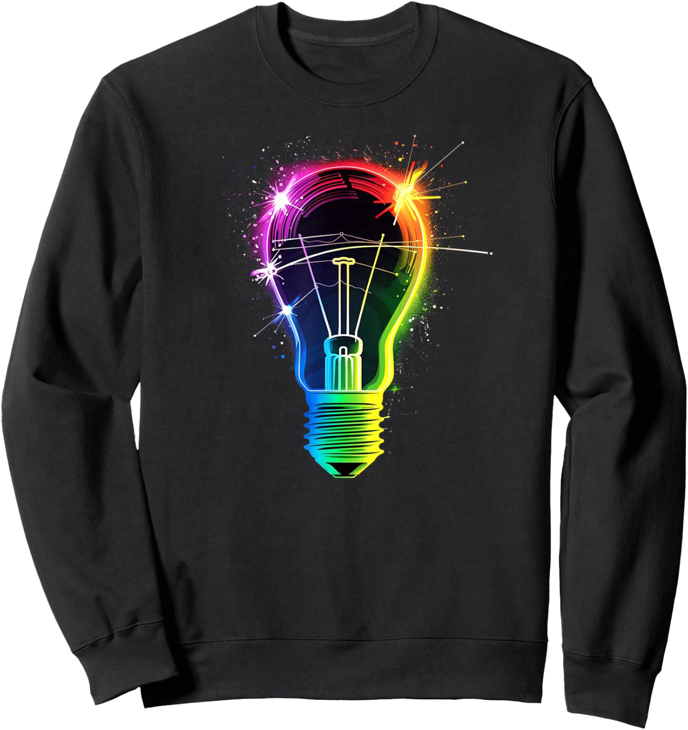 Cool Light Bulb for Adults and Kids Sweatshirt - Sweatshirt | Black