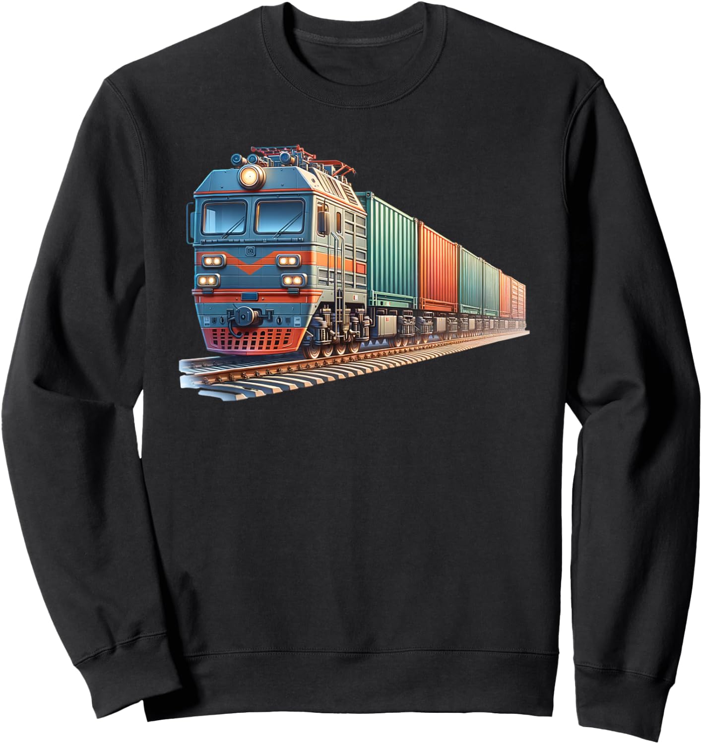 Kids Cargo Train , Black, S Sweatshirt - Sweatshirt | Black