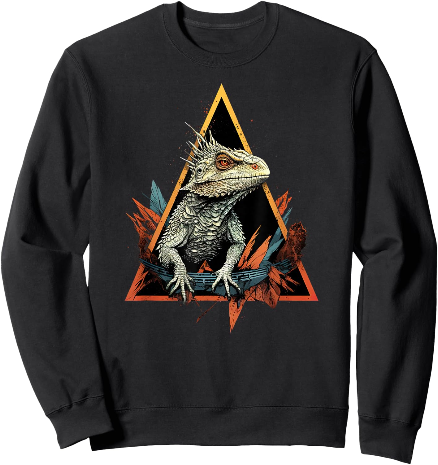 Bearded Dragon, Beardie Lovers, Pogona Enthusiast Sweatshirt - Sweatshirt | Black