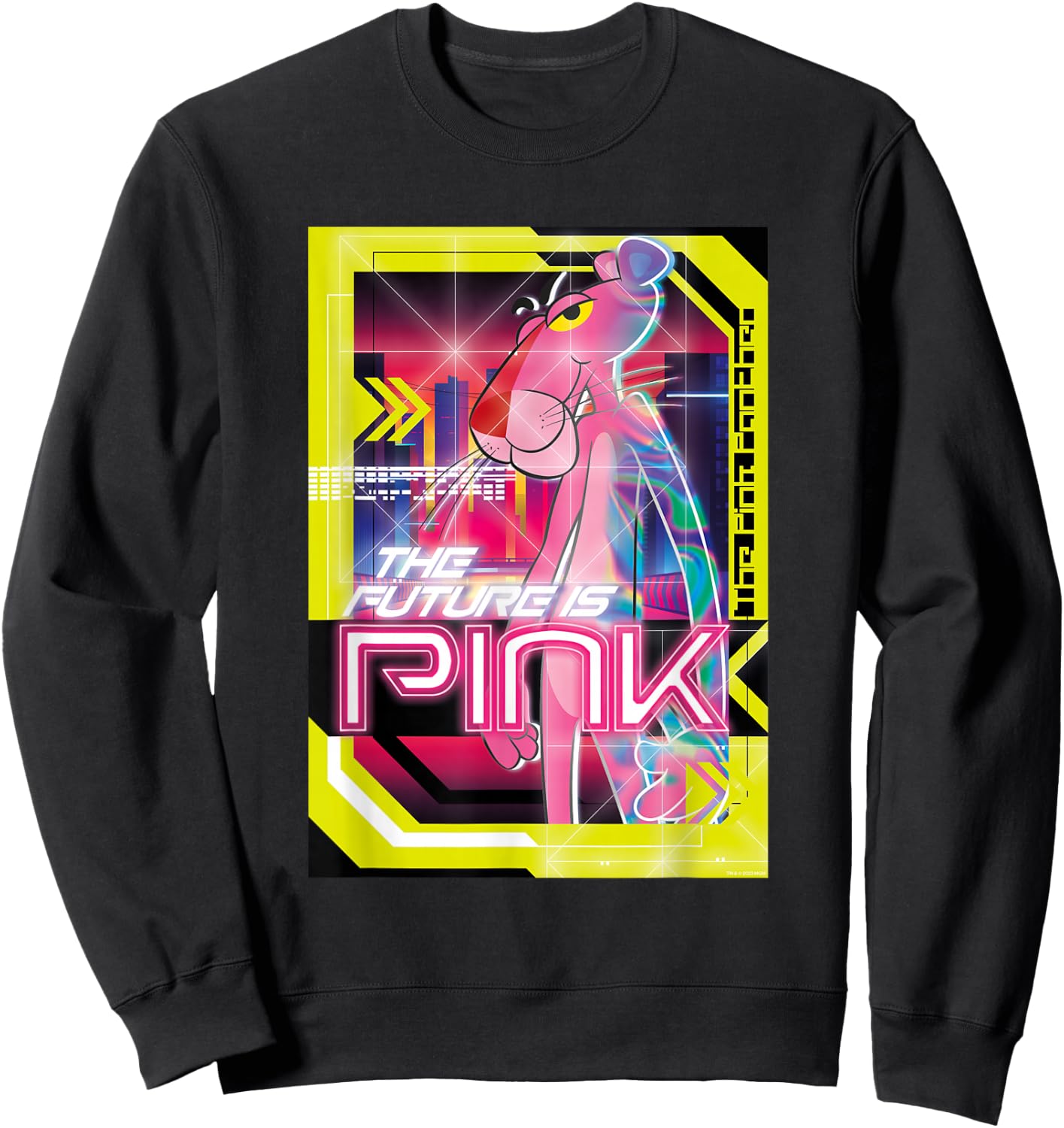 Pink Panther The Future is Pink Sweatshirt - Sweatshirt | Black