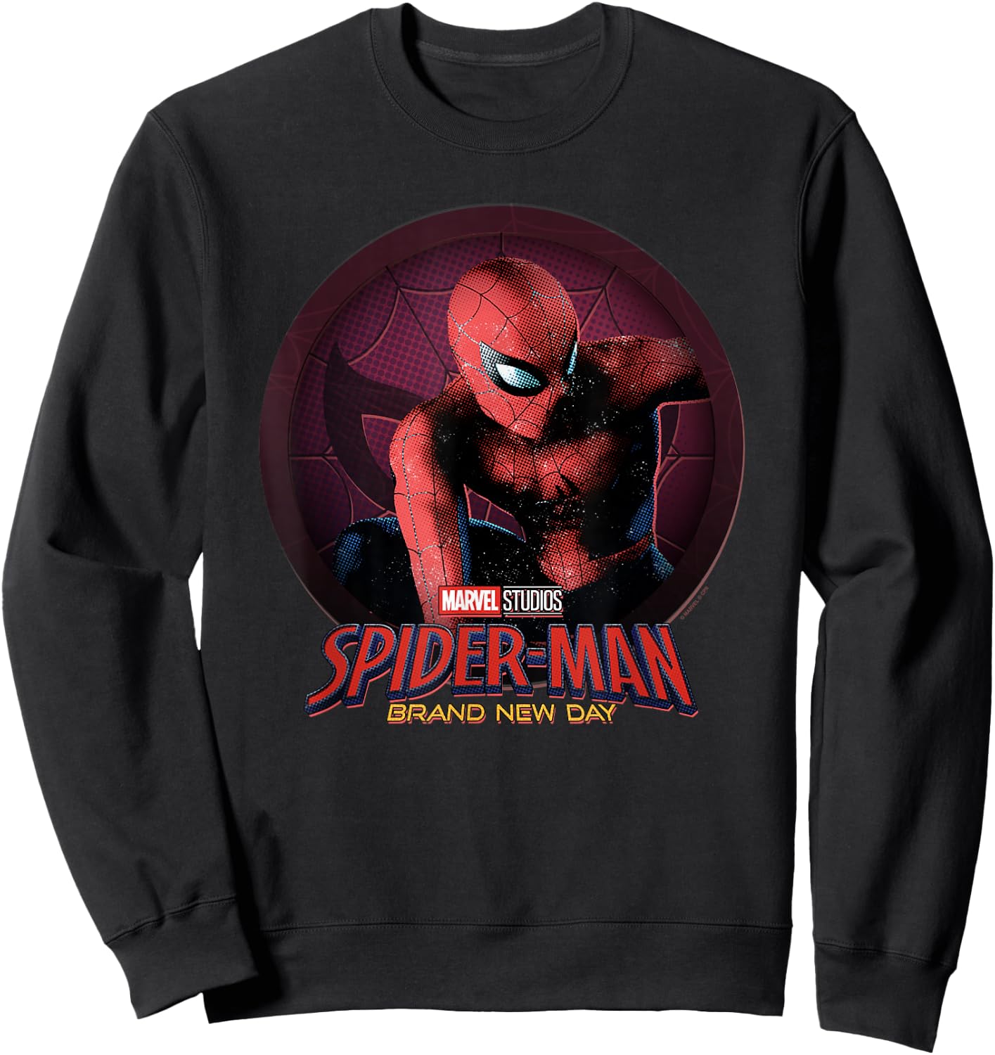 Marvel Spider-Man Day Spidey Circle Badge Sweatshirt - Sweatshirt | Black