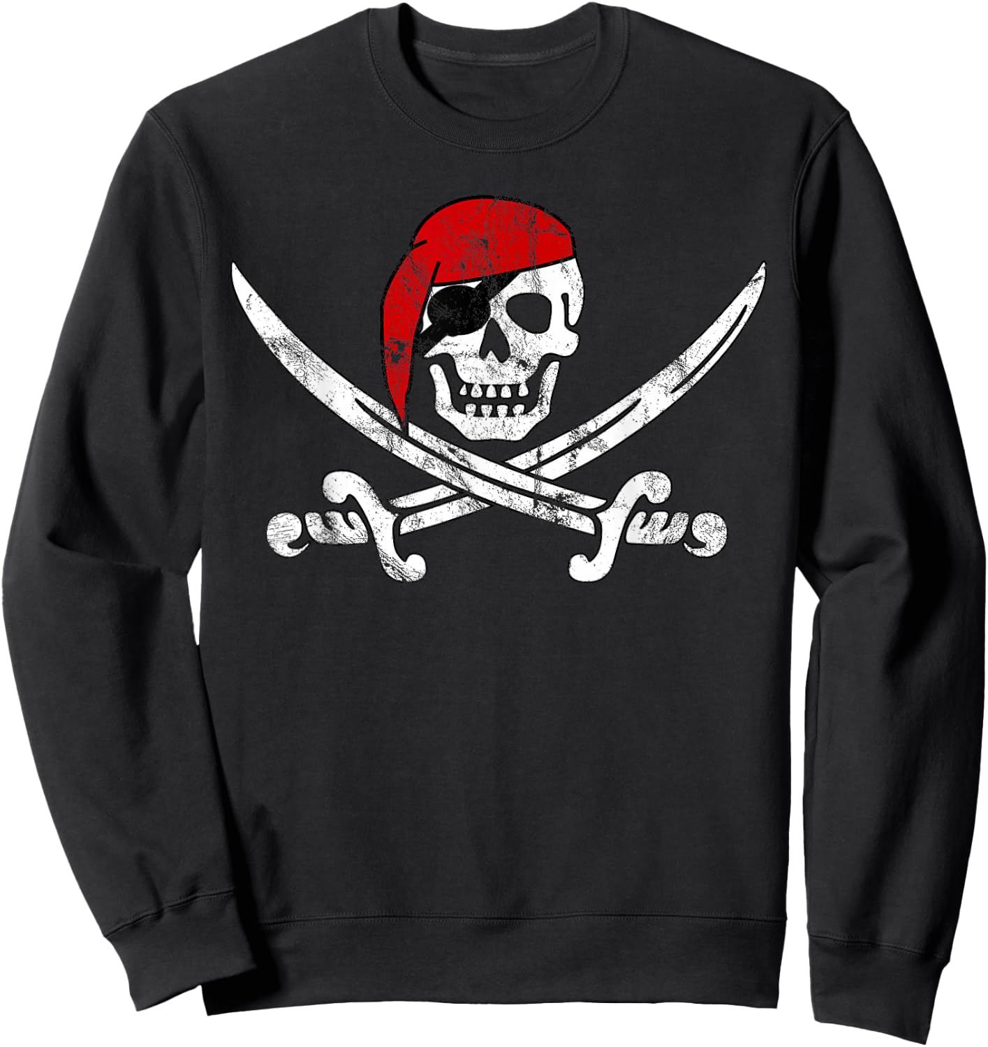 Pirate Shirt Children's Pirate Costume Boy Pirate Sweatshirt - Sweatshirt | Black