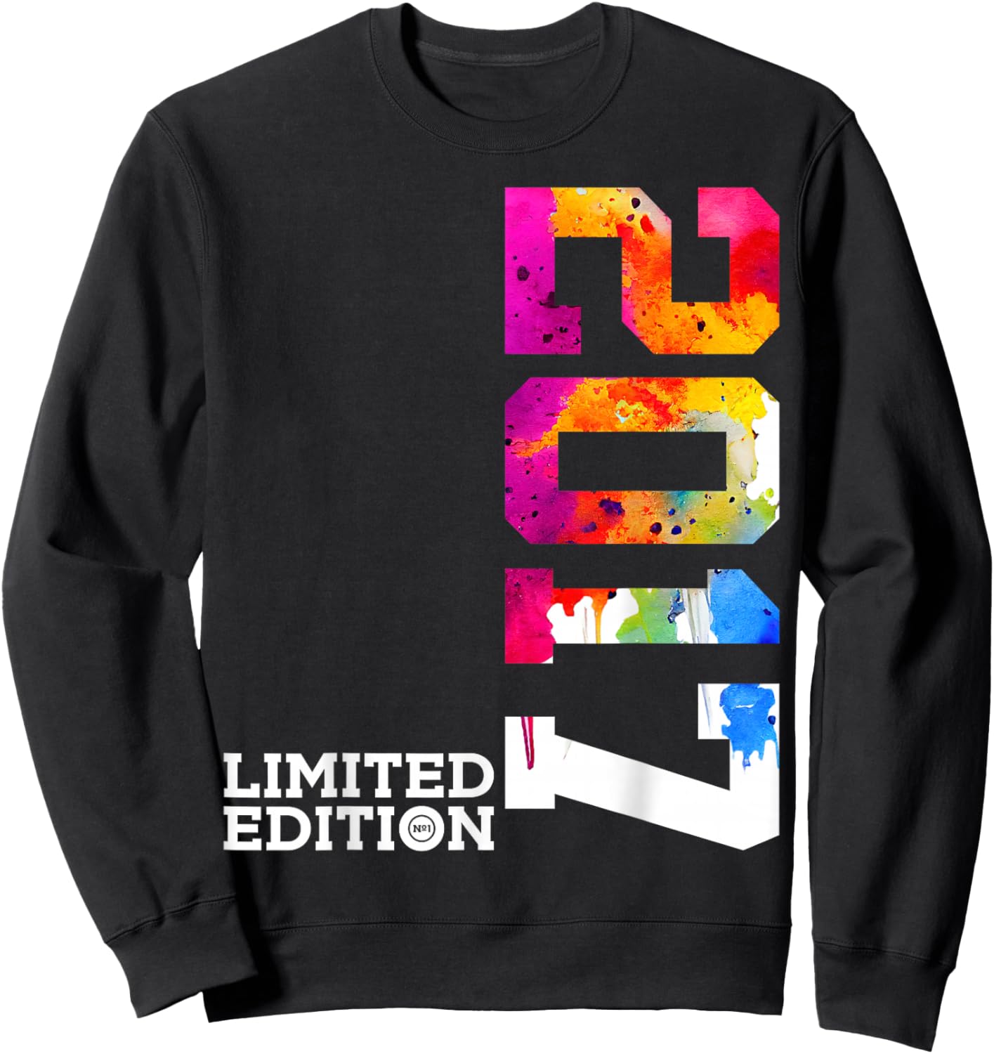 Kids 7 YEARS 7TH BIRTHDAY LIMITED EDITION 2017 T SHIRT, black Sweatshirt - Sweatshirt | Black