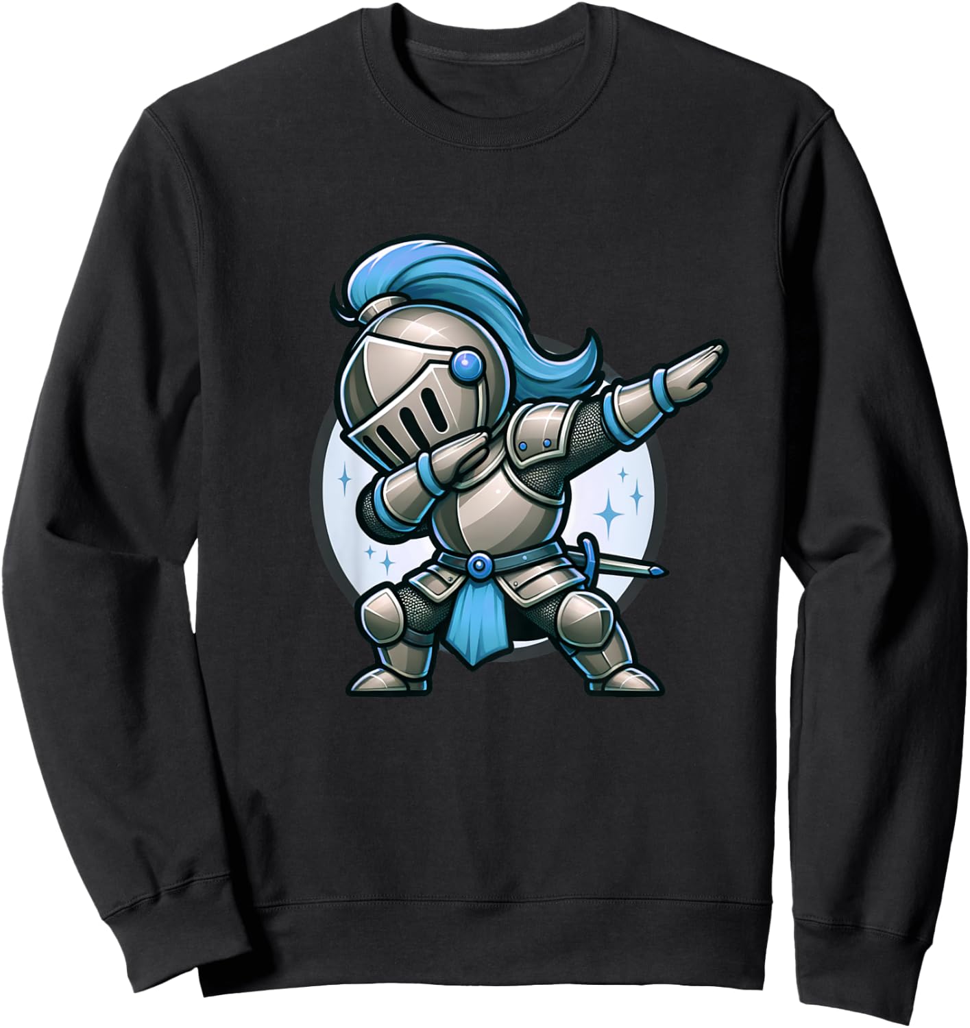 Ren Faire Dabbing Medieval Knight Funny Renaissance Faire Sweatshirt - Sweatshirt | Black