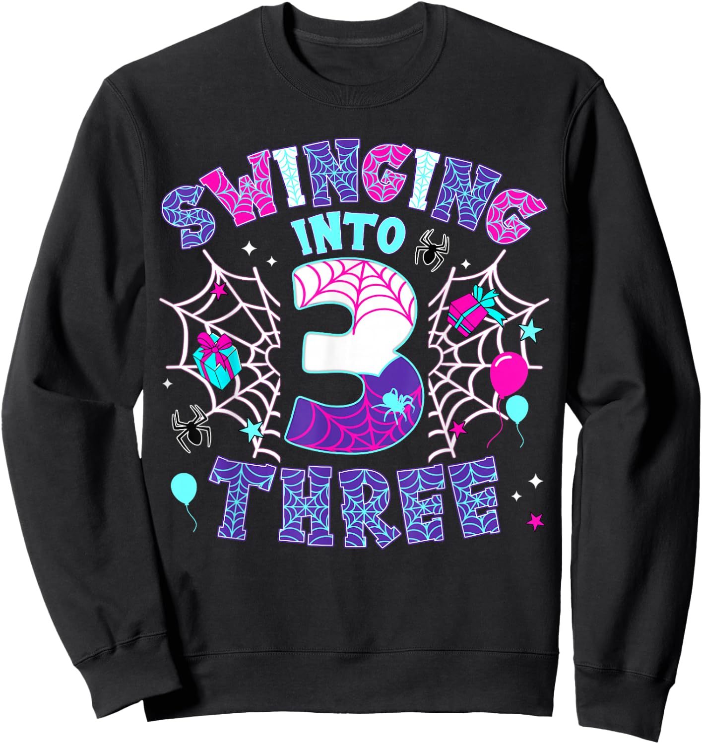3 Year Old Girl Sweatshirt - Sweatshirt | Black