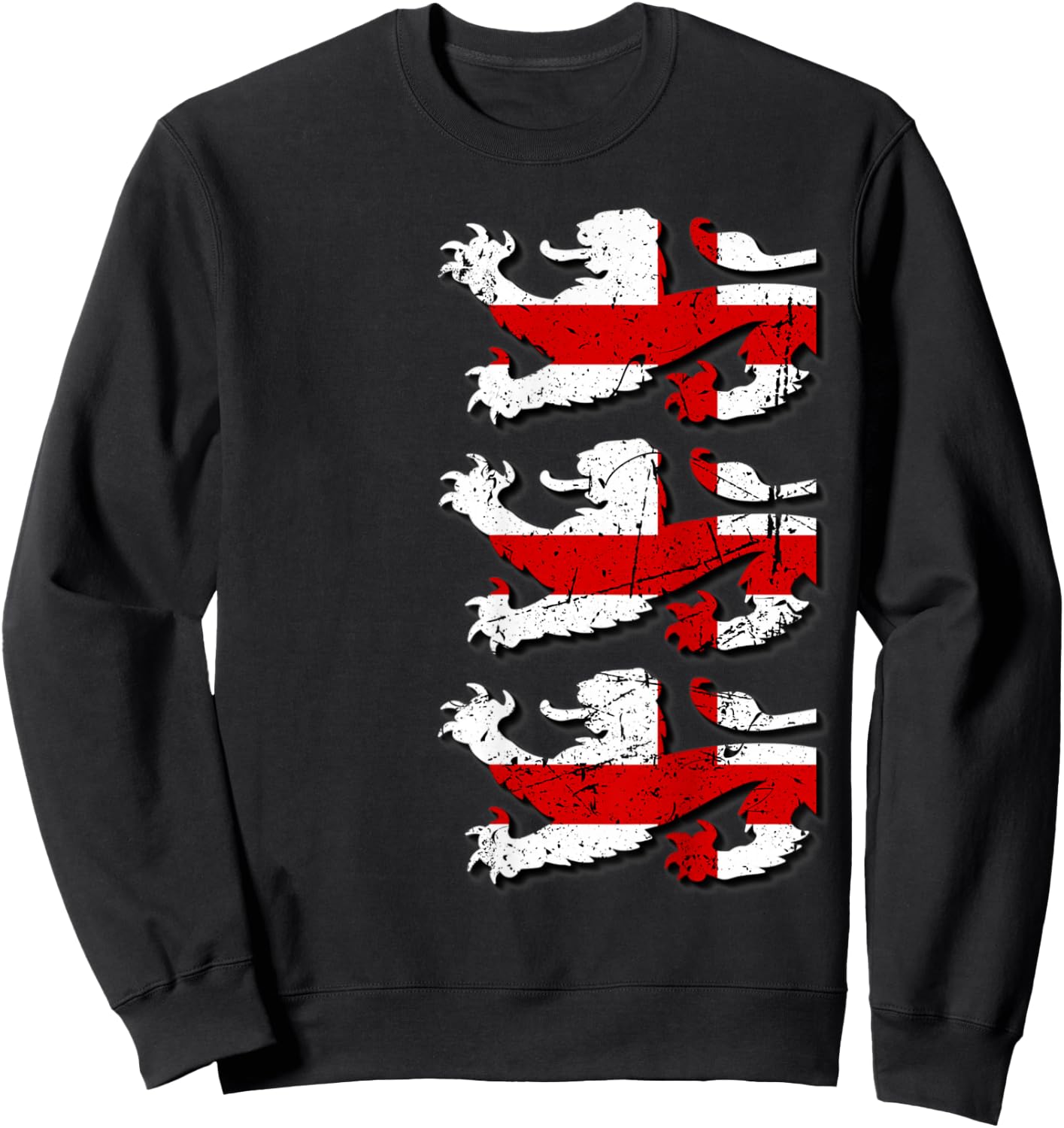 3 Lions Flag Sweatshirt - Sweatshirt | Black