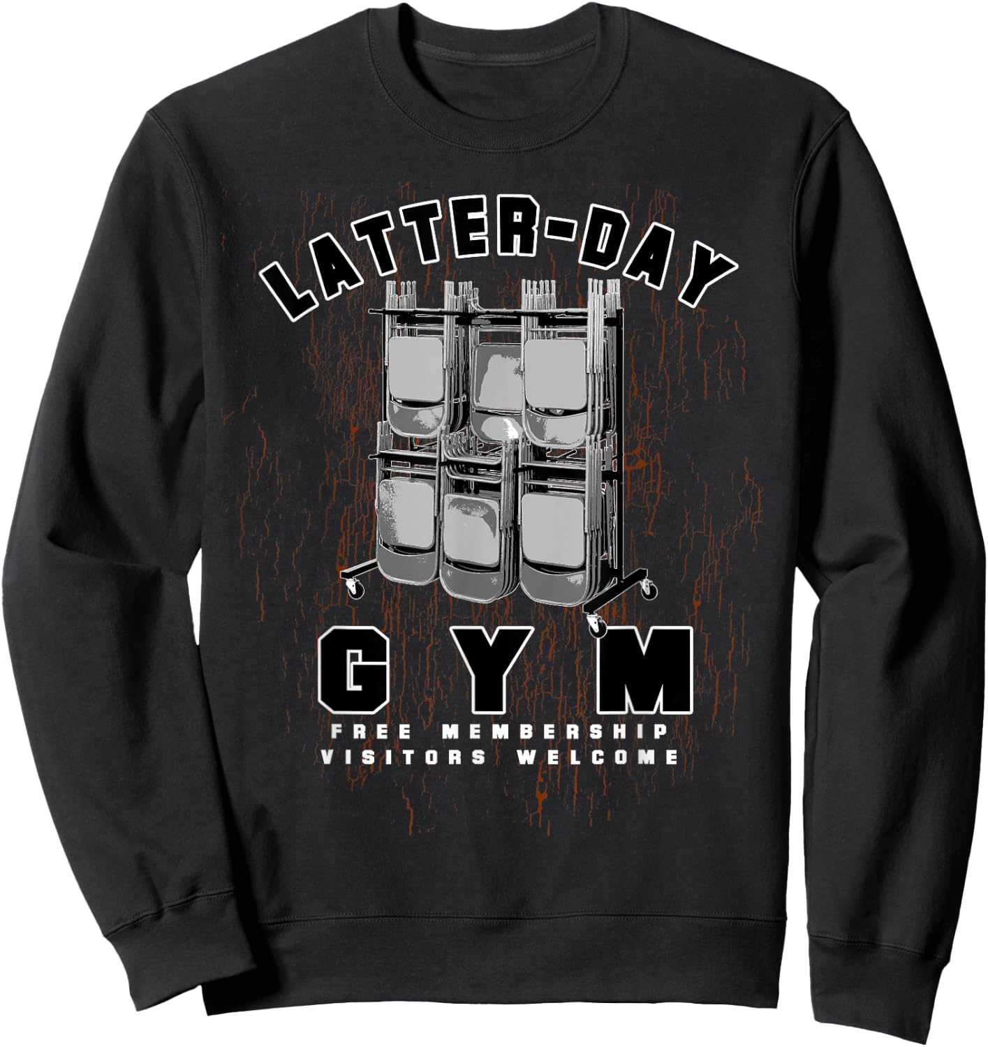 LDS Mormon Funny Boys Girls Missionary Gift Gym Sweatshirt - Sweatshirt | Black