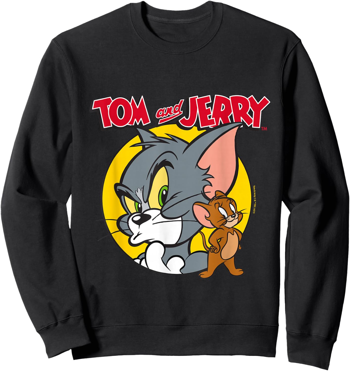Tom and Jerry Sweatshirt - Sweatshirt | Black
