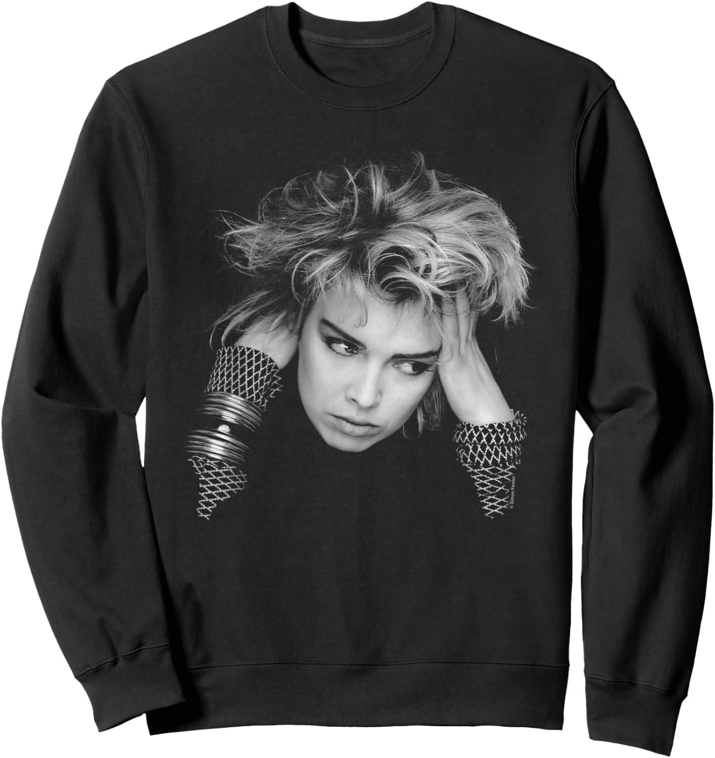 Pop singer Kim Wilde by Simon Fowler , Black, S Sweatshirt - Sweatshirt | Black