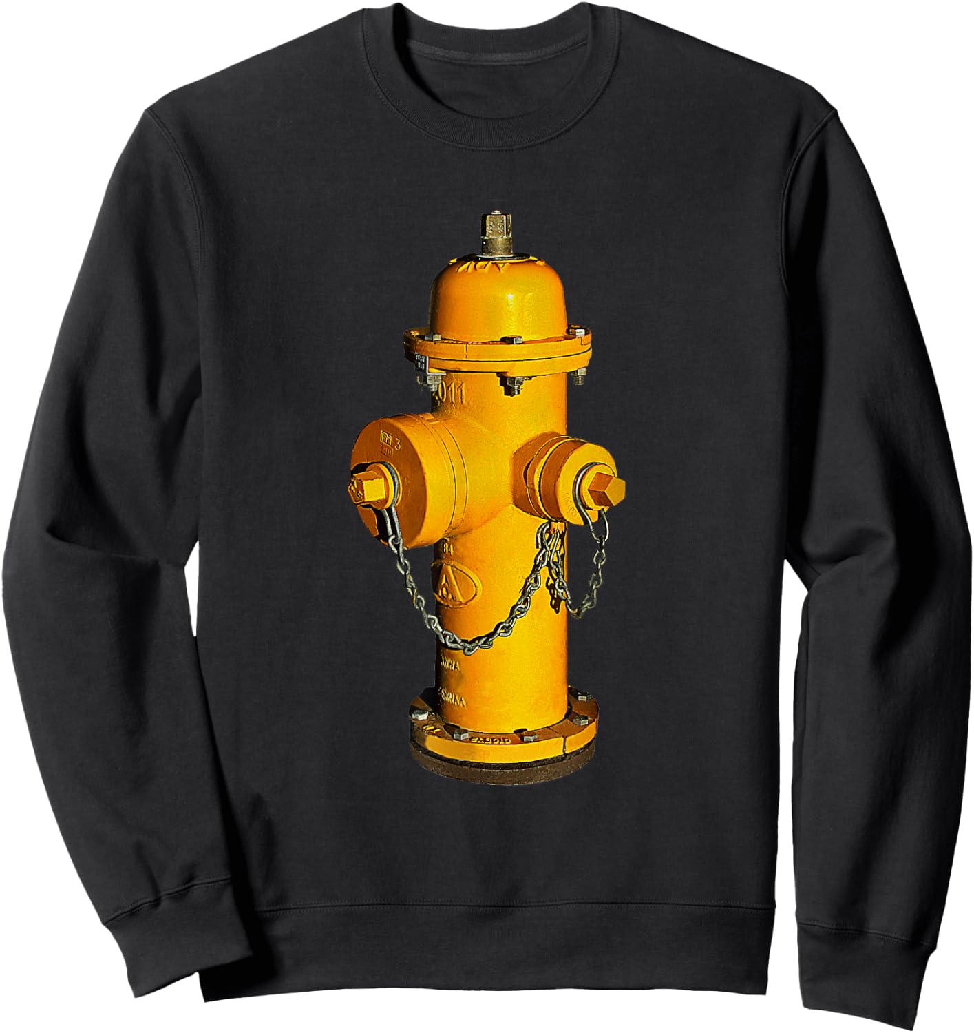 Fire Hydrant Fire Fireman Fighter Sweatshirt - Sweatshirt | Black