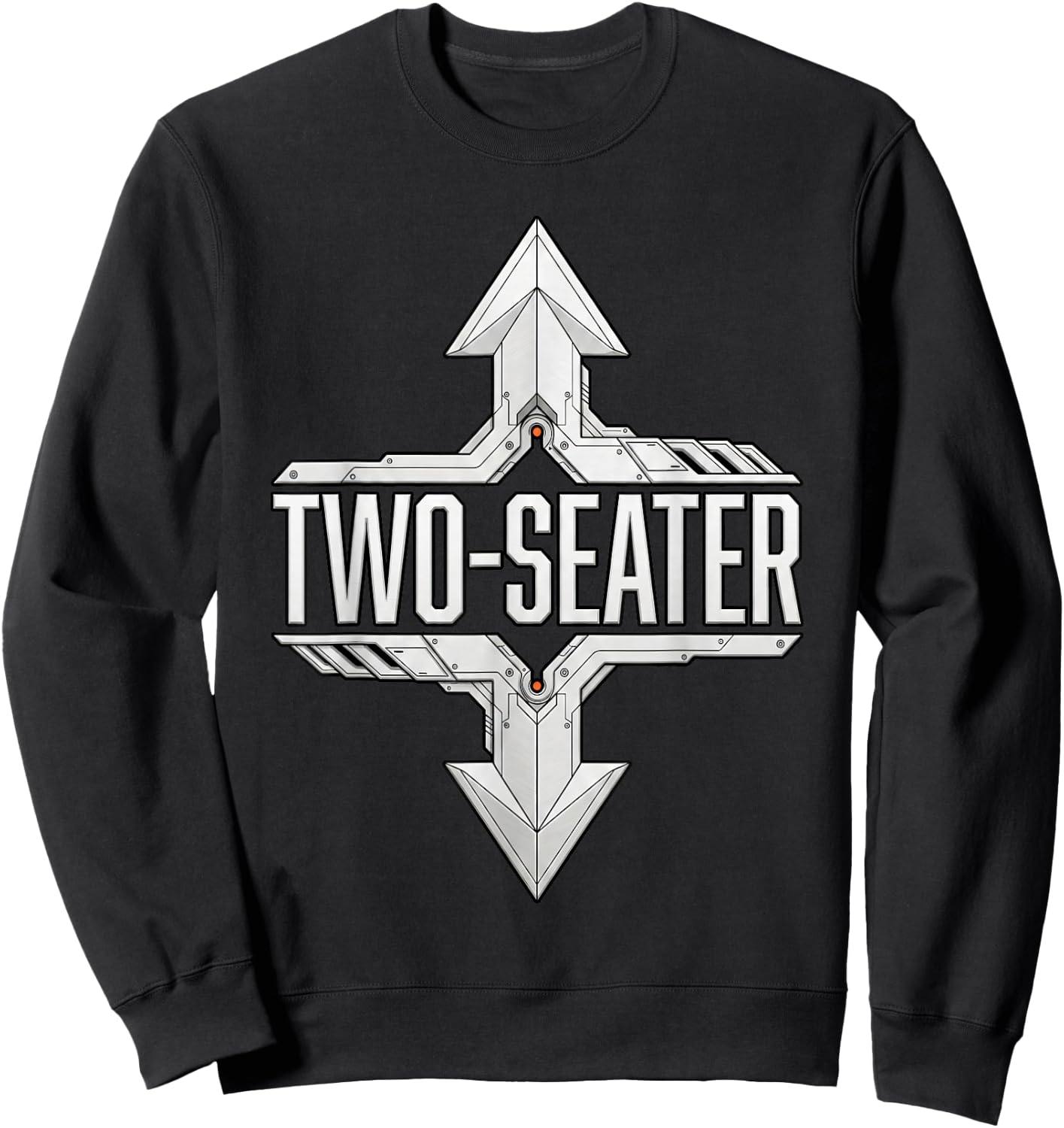 Two Seater, Two-Seater, 2 Seater Sweatshirt - Sweatshirt | Black