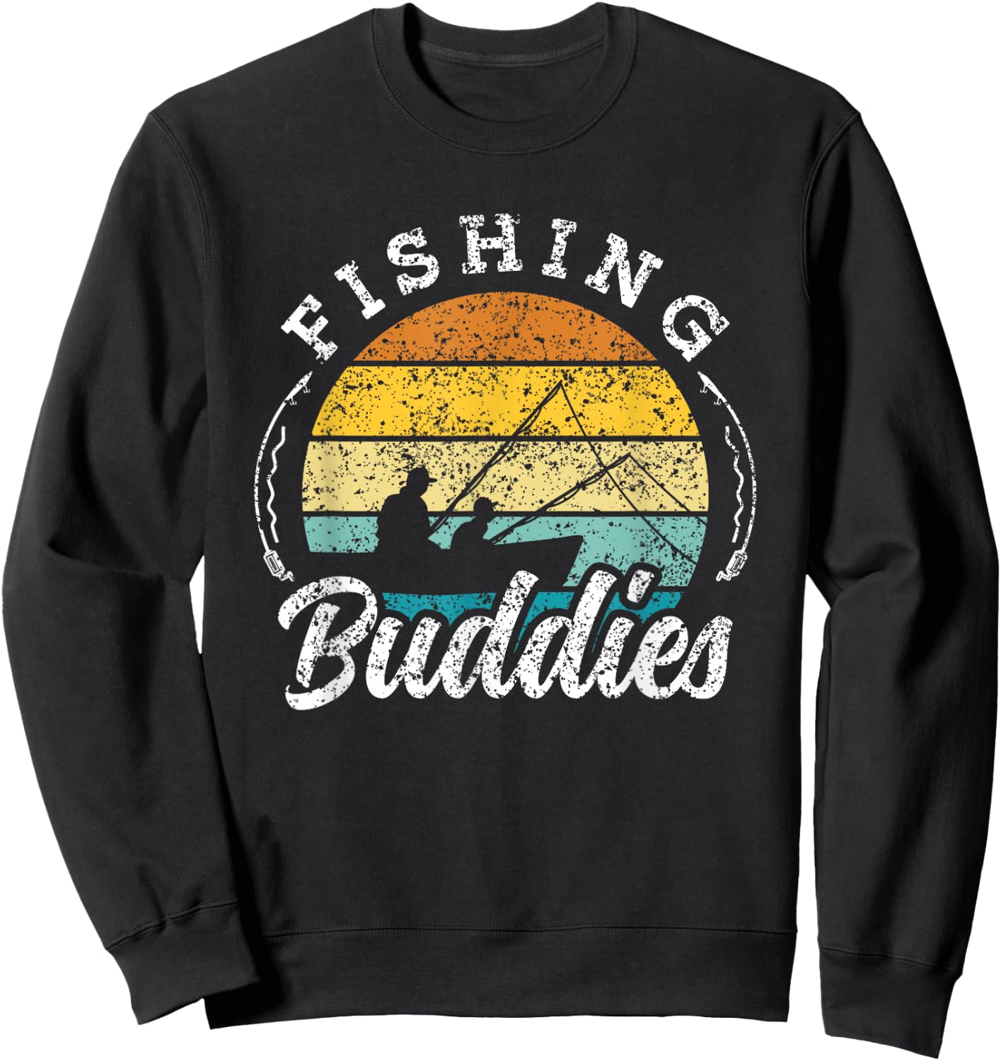 Angelfreunde Buddy Fisher Fisherman Sweatshirt - Sweatshirt | Black