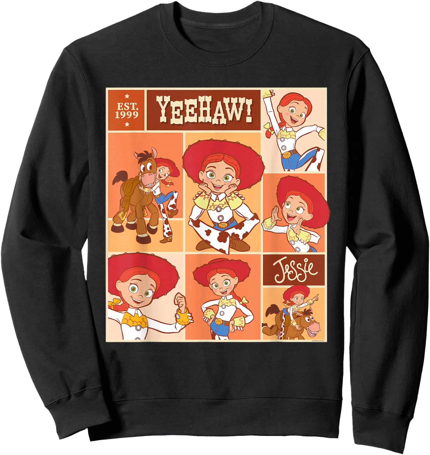 Disney and Pixar's Toy Story Jessie & Bullseye Signature Sweatshirt - Sweatshirt | Black