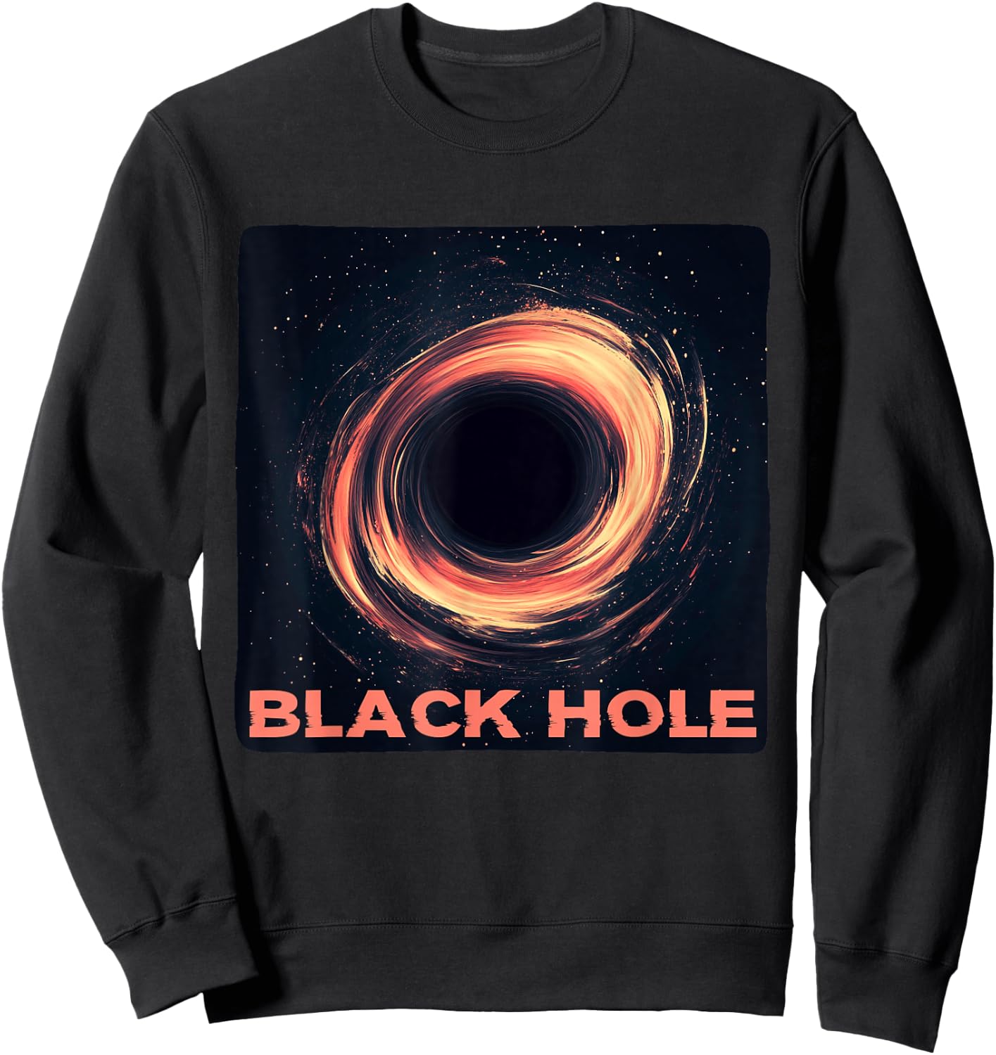 Cute Black Hole for Adults and Kids , Black, S Sweatshirt - Sweatshirt | Black