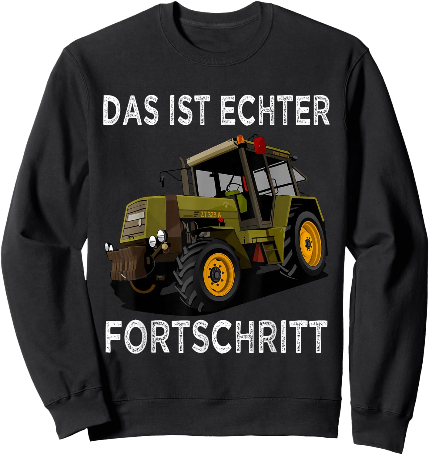 ZT 323 agricultural machinery tractor - progress Sweatshirt - Sweatshirt | Black