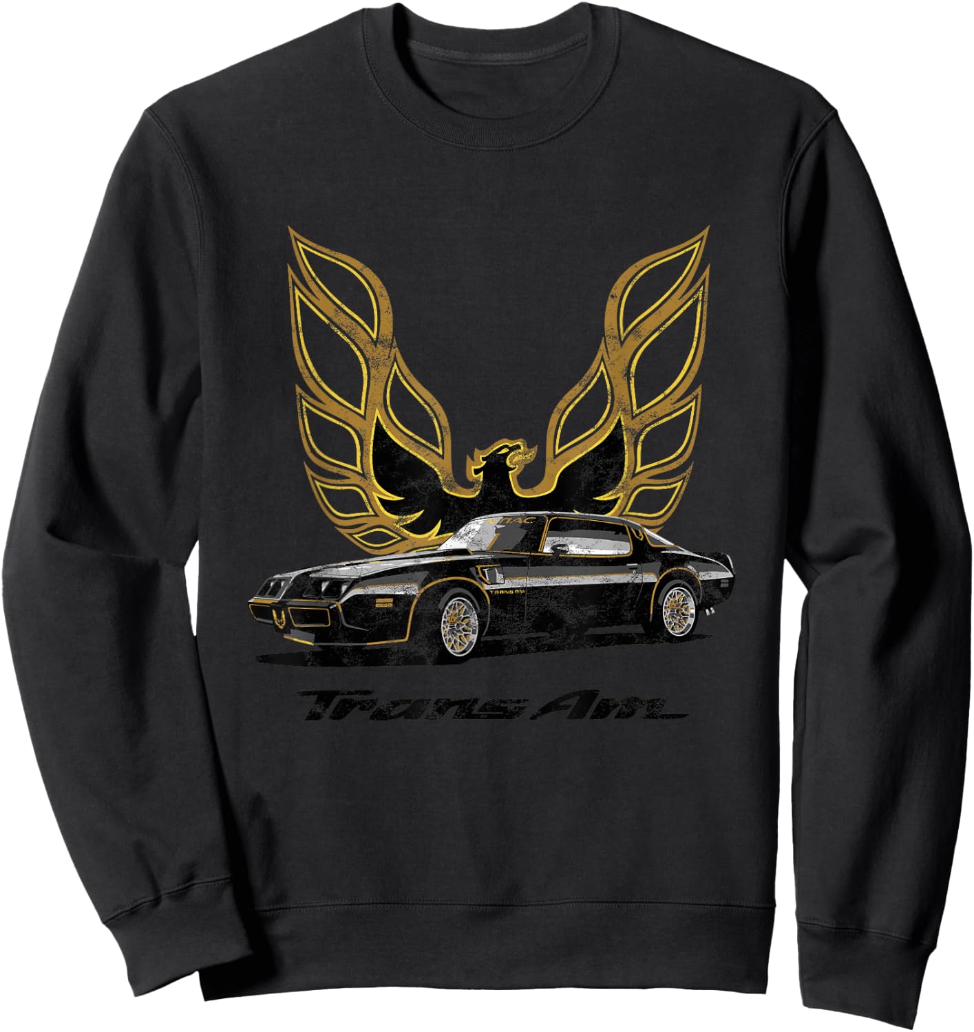 Classic Old School Muscle Car Classic American Sweatshirt - Sweatshirt | Black