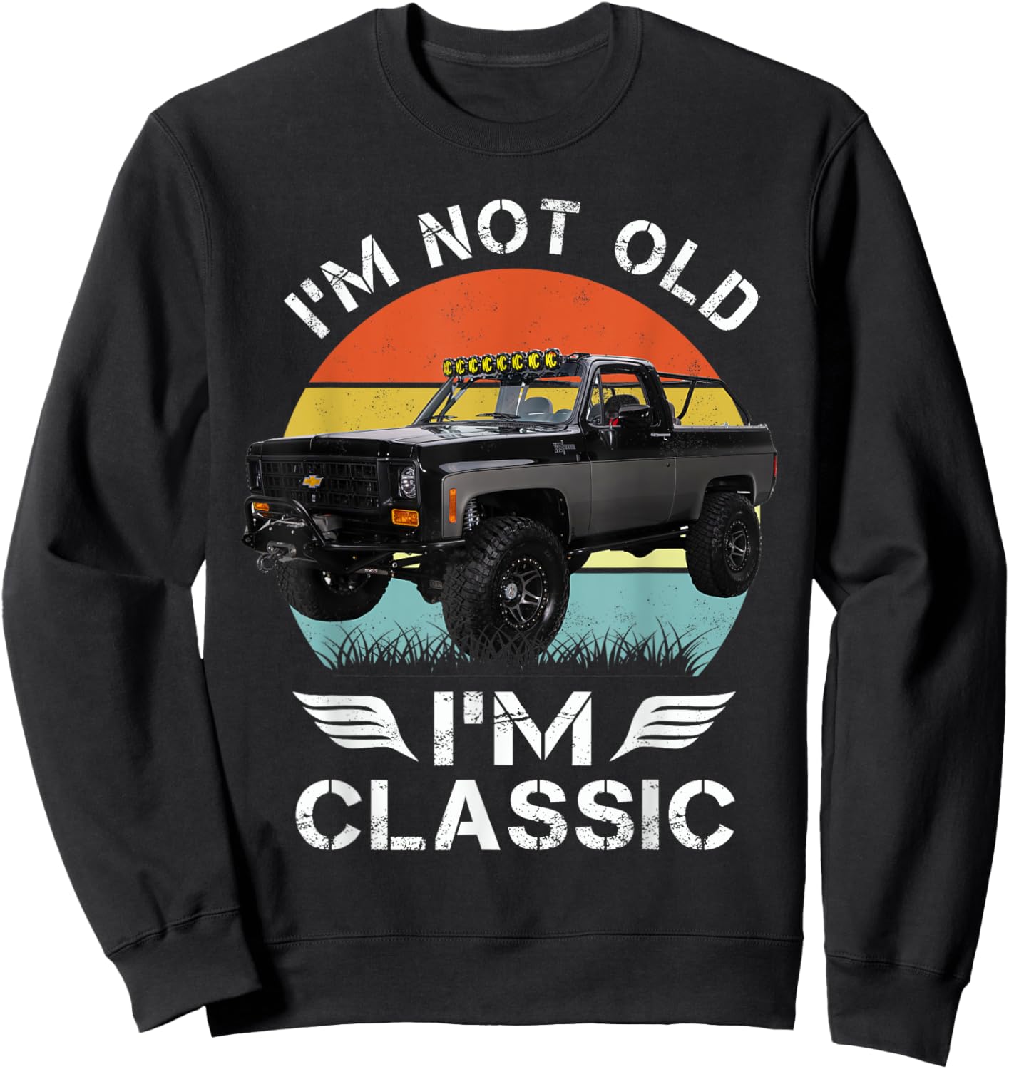 1989 K5 Blazer Black Sweatshirt - Sweatshirt | Black