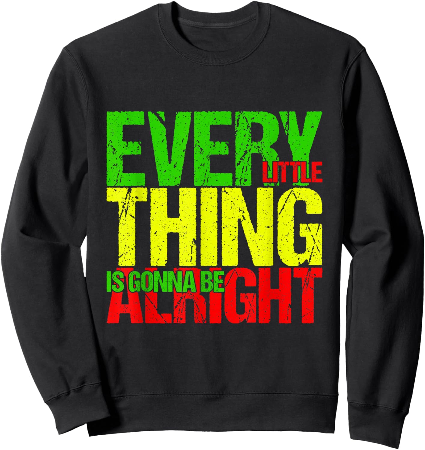 Rasta - Jamaica - Reggae , black Sweatshirt - Sweatshirt | Black