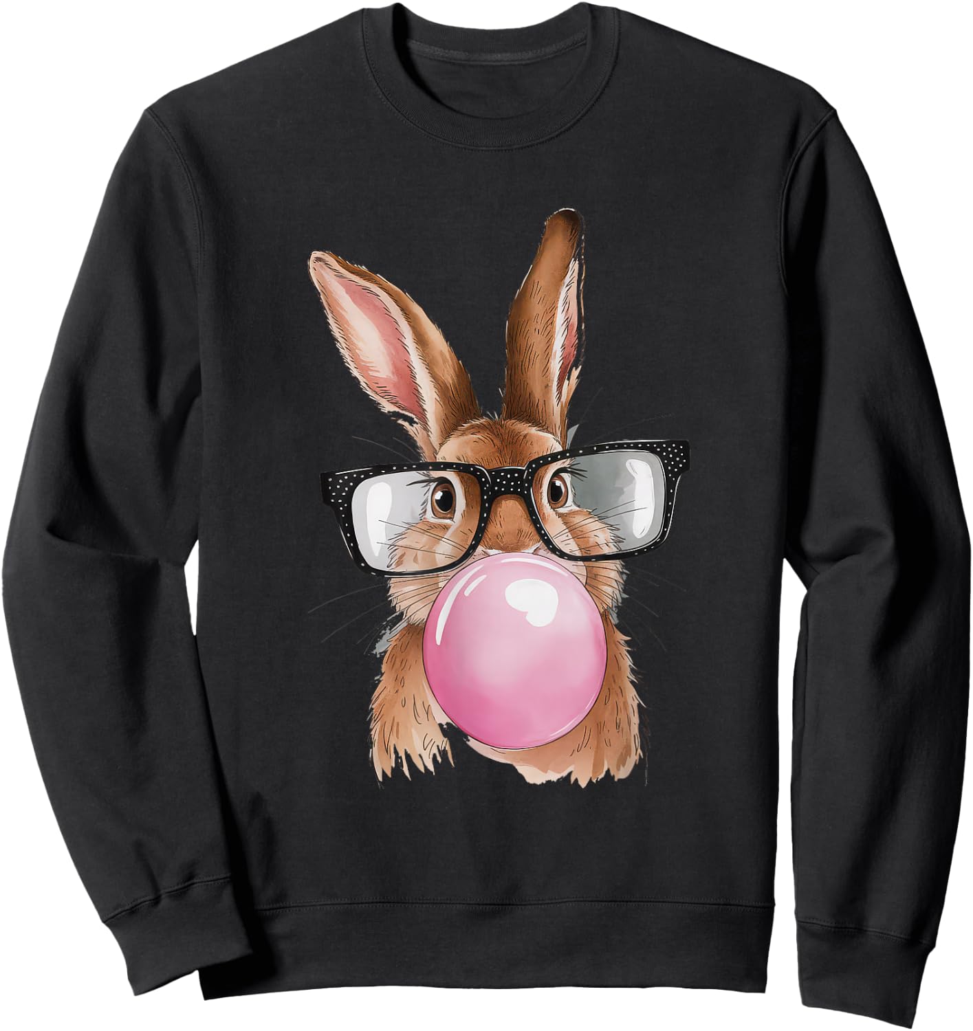 Easter Bunny Gifts Boys Egg Hunt Family Easter Sunday Rabbit Sweatshirt - Sweatshirt | Black