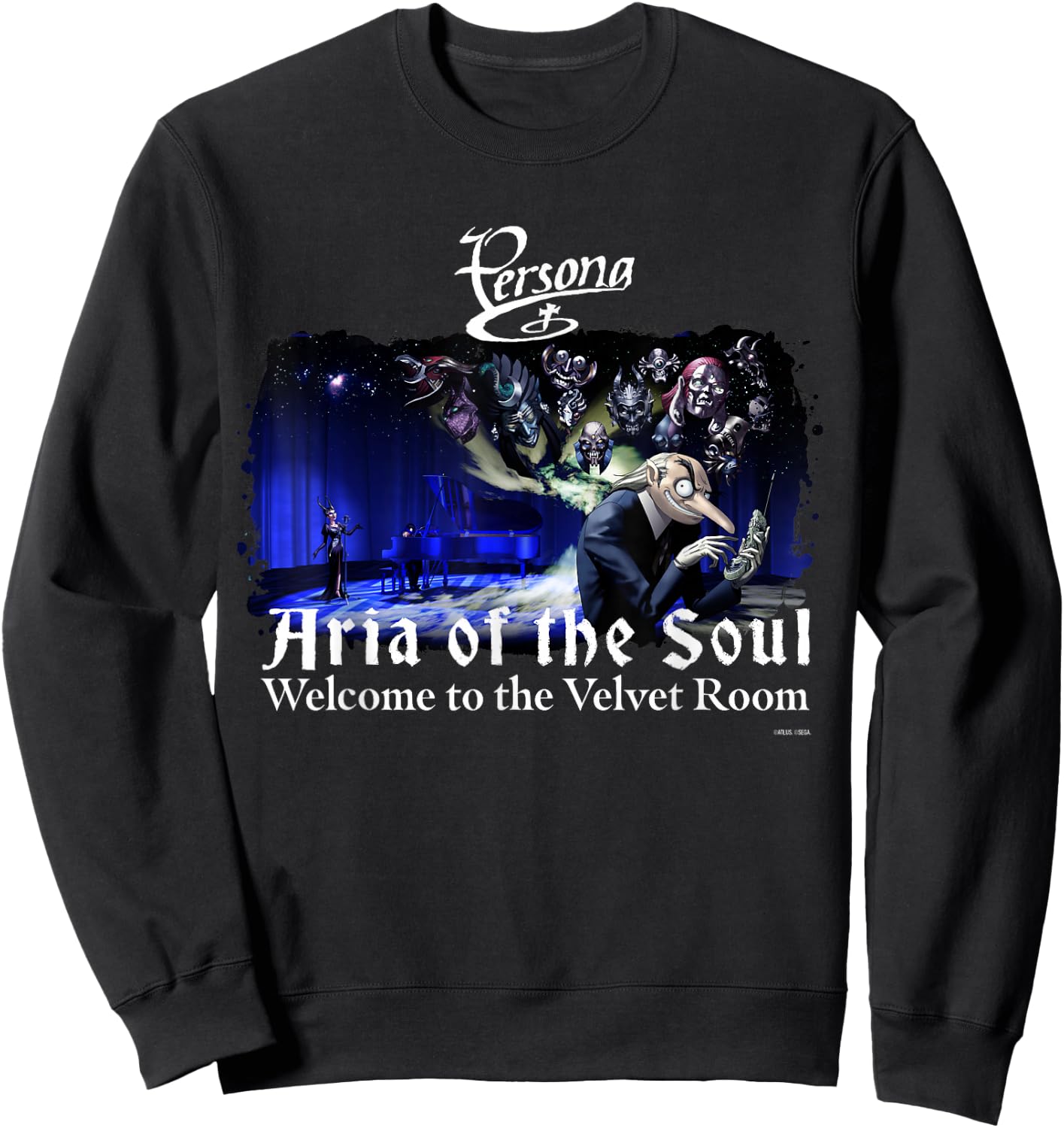 ATLUS Revelations: Persona Welcome to the Velvet Room Sweatshirt - Sweatshirt | Black