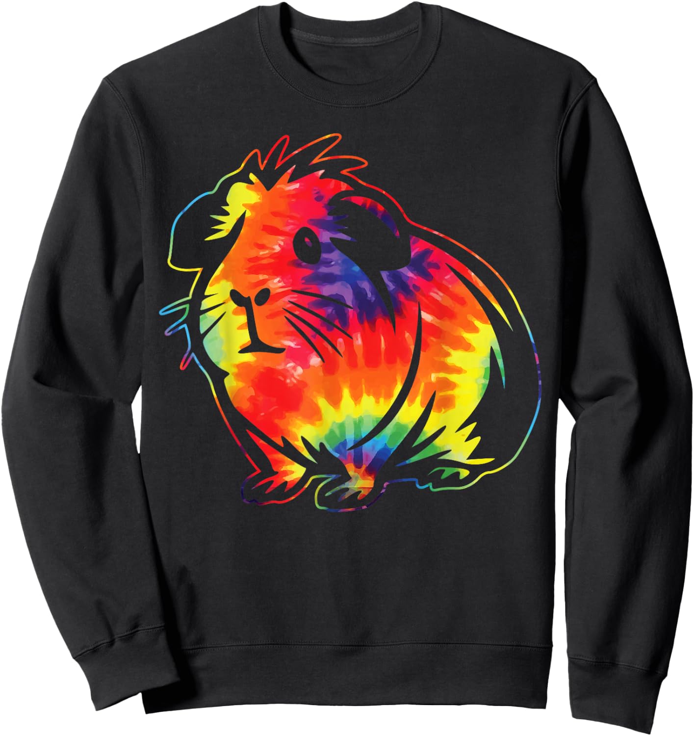 Guinea Pig Tie Dye Sweatshirt - Sweatshirt | Black