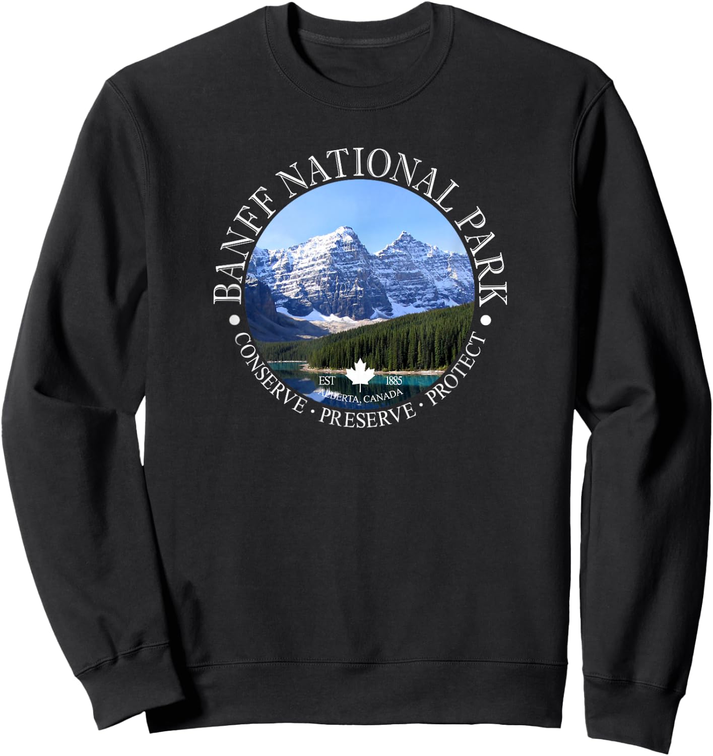Banff National Park Conservation Gift Sweatshirt - Sweatshirt | Black