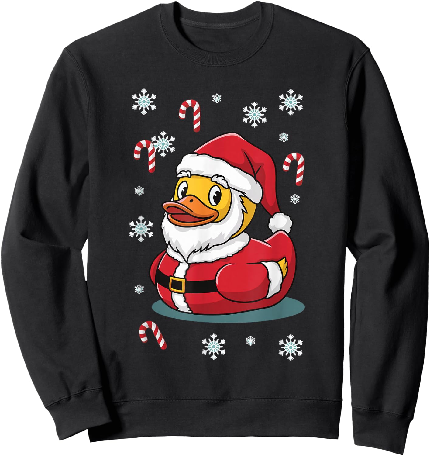 Rubber Duck Christmas Sweatshirt - Sweatshirt | Black