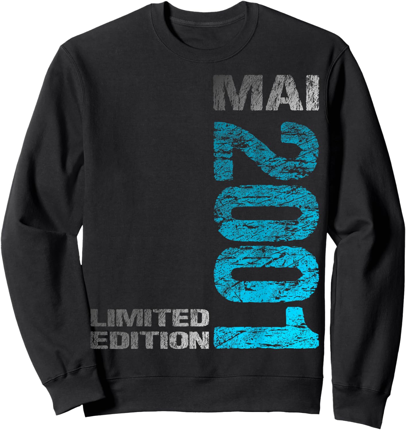 Mai 2001 Mann Frau 25. Geburtstag Limited Edition 25 Sweatshirt - Sweatshirt | Black