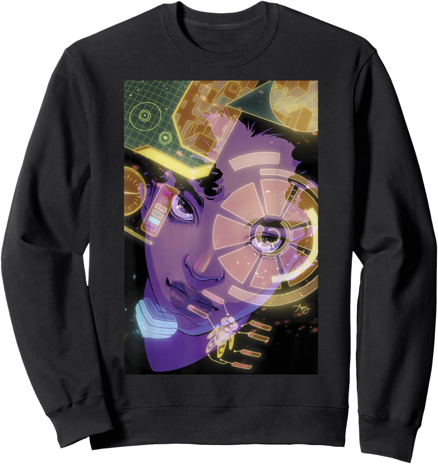 Marvel Ironheart Portrait Poster Sweatshirt - Sweatshirt | Black